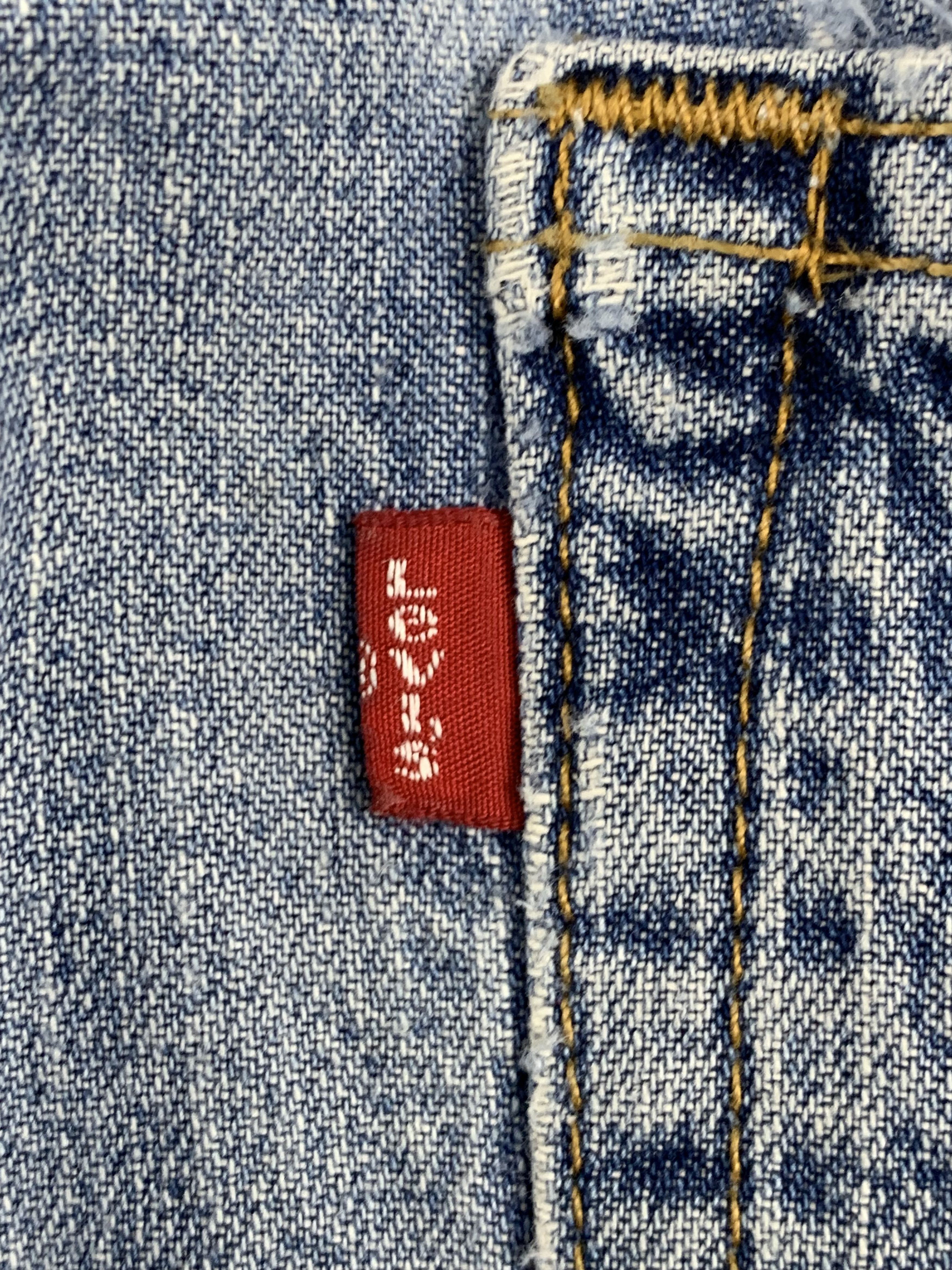 Levi's Vintage Levis Faded Blue Jeans DP1838 Size US 35 - 6 Thumbnail