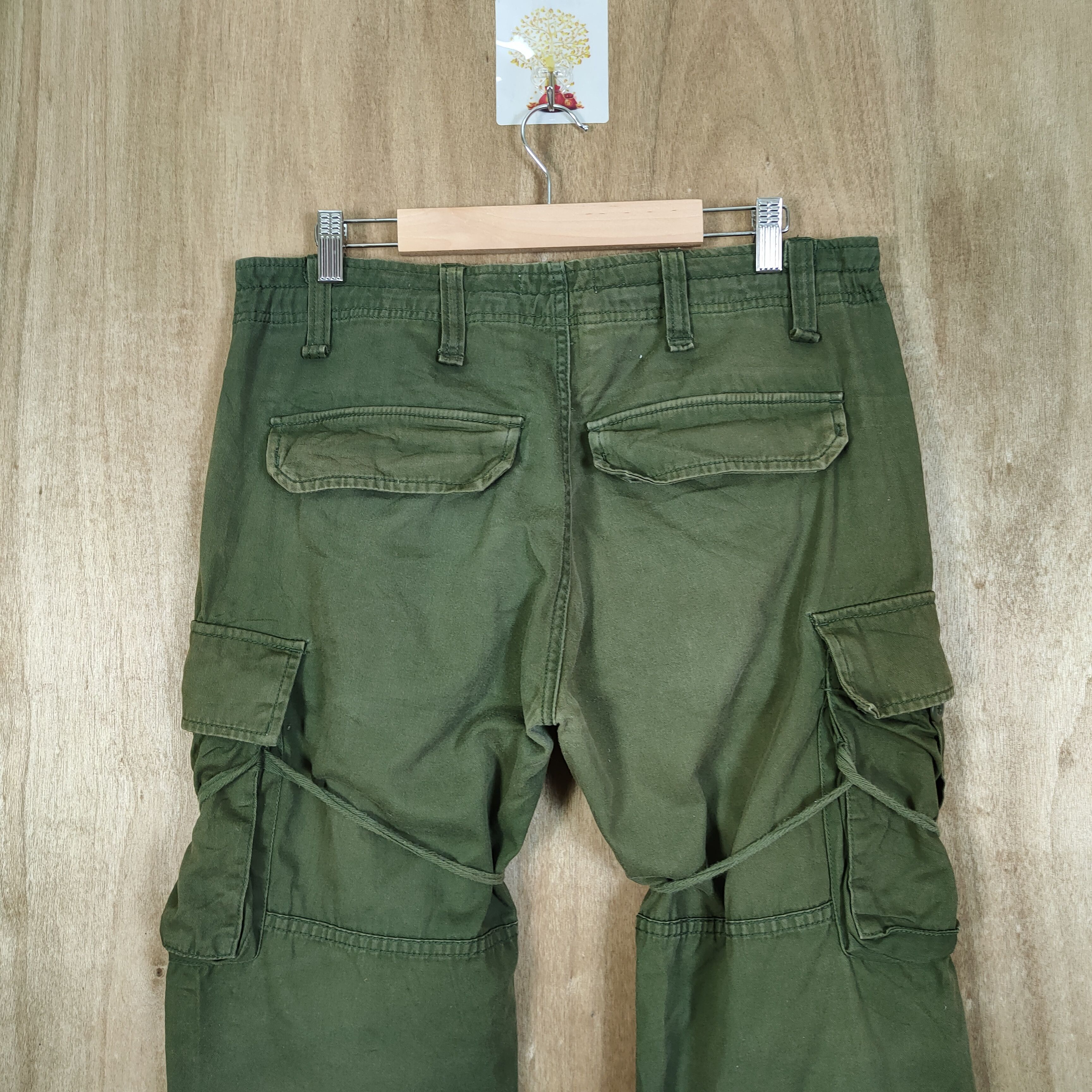 Japanese Brand RARE!! VINTAGE BONDAGE CARGO PANTS Size US 32 / EU 48 - 7 Thumbnail