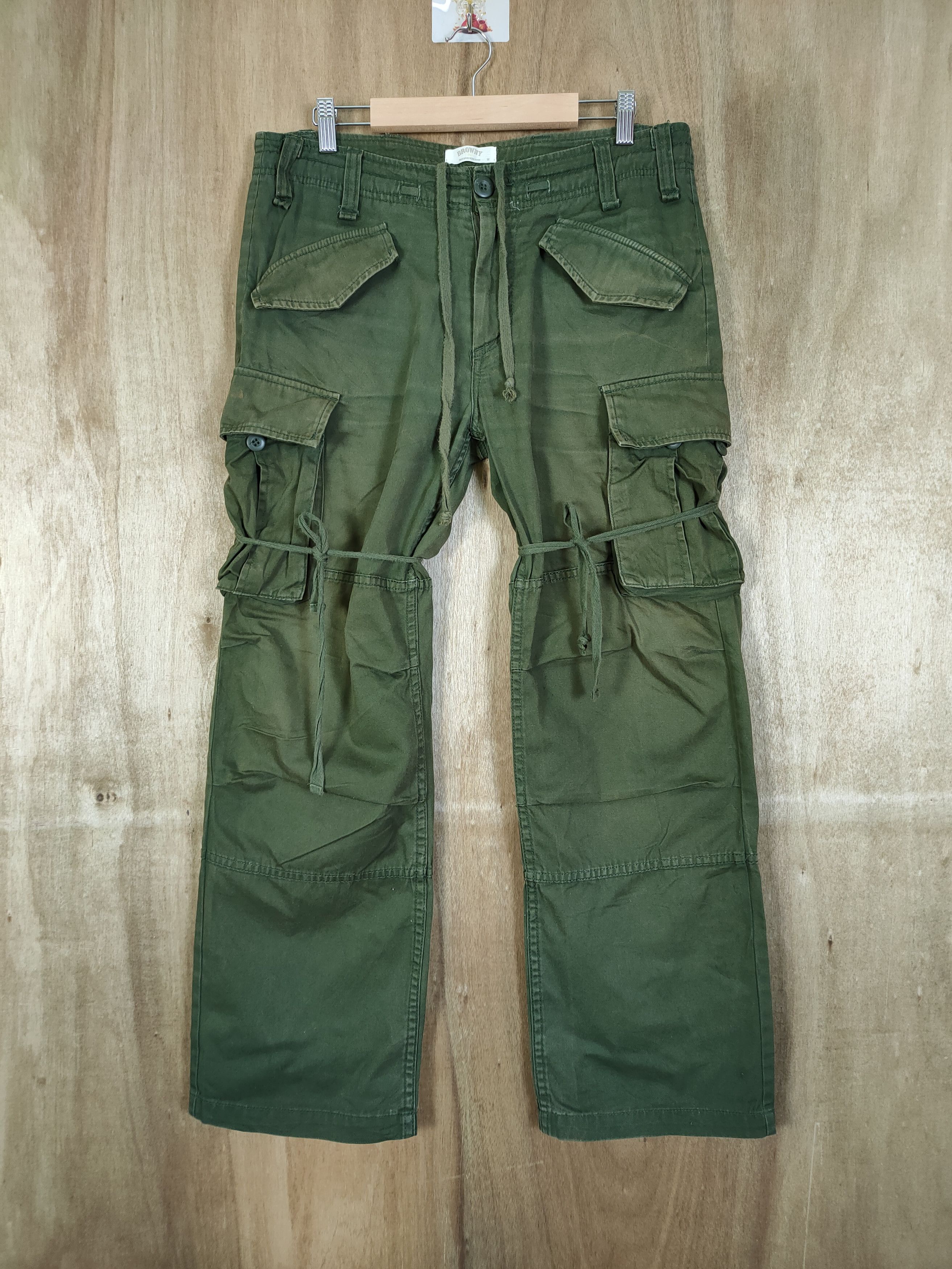 Japanese Brand RARE!! VINTAGE BONDAGE CARGO PANTS Size US 32 / EU 48 - 1 Thumbnail