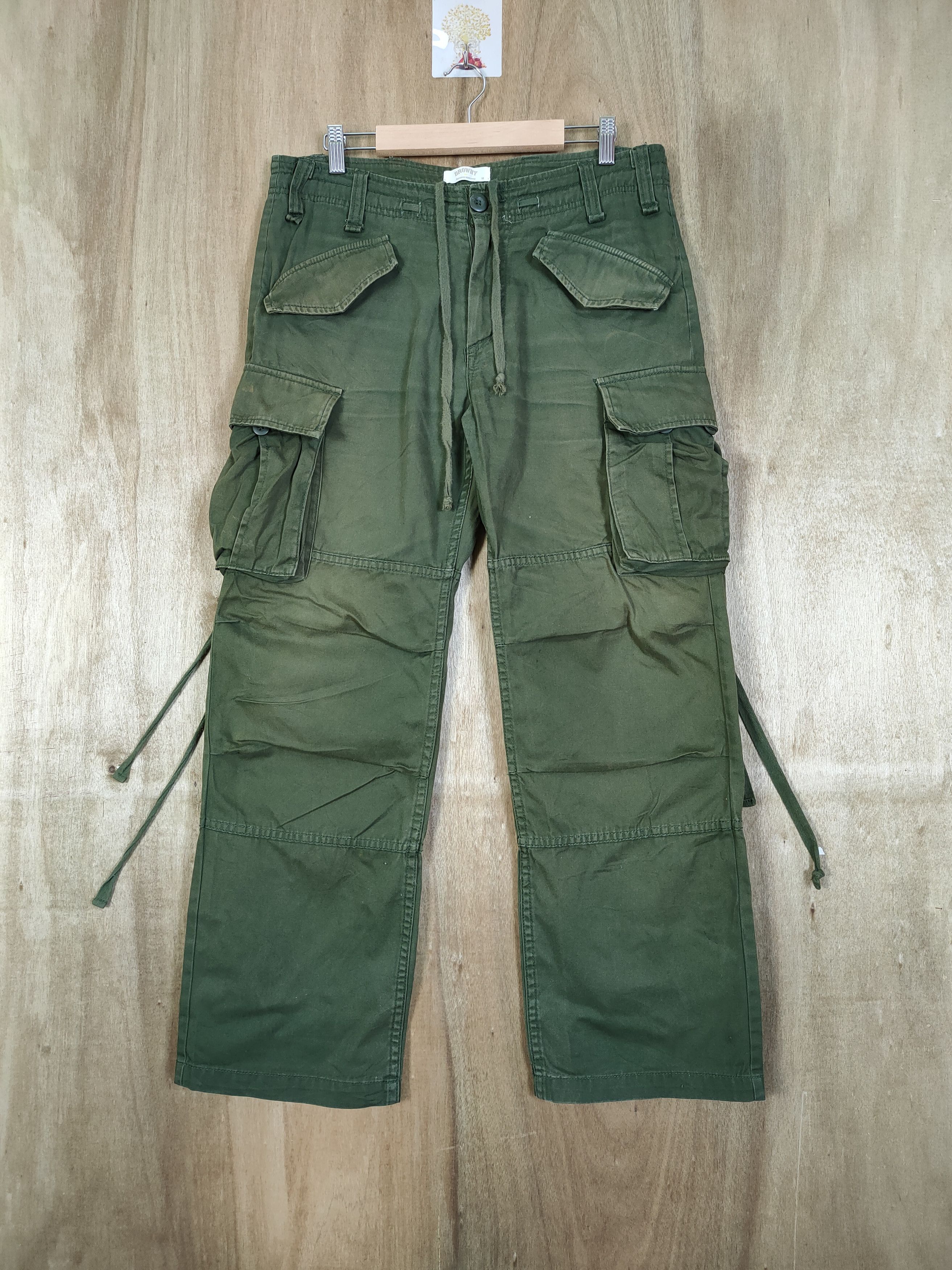 Japanese Brand RARE!! VINTAGE BONDAGE CARGO PANTS Size US 32 / EU 48 - 6 Thumbnail