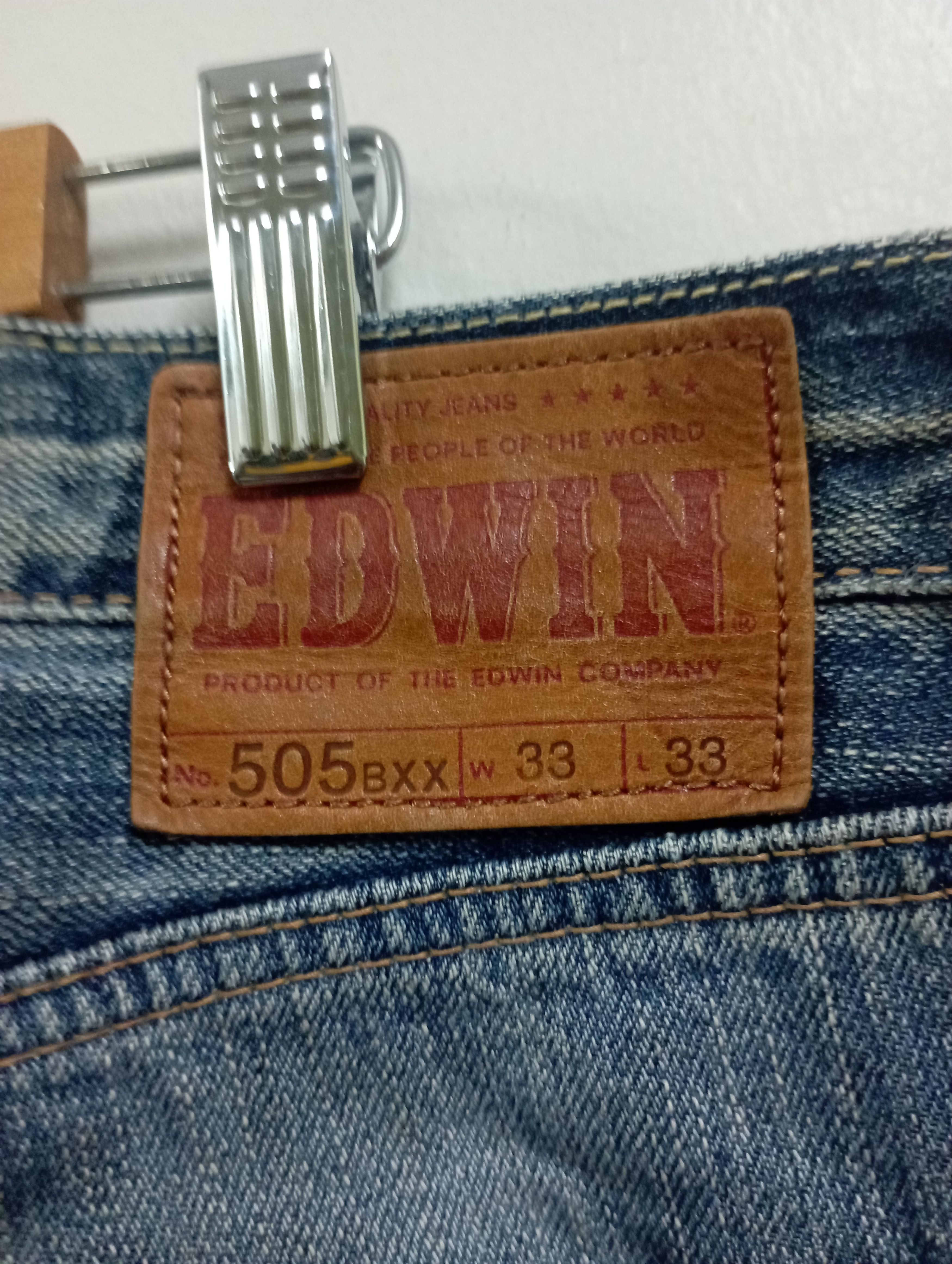Sugar Cane Vintage Selvedge Redline Edwin 505 BXX Distressed Denim Size US 34 / EU 50 - 16 Thumbnail