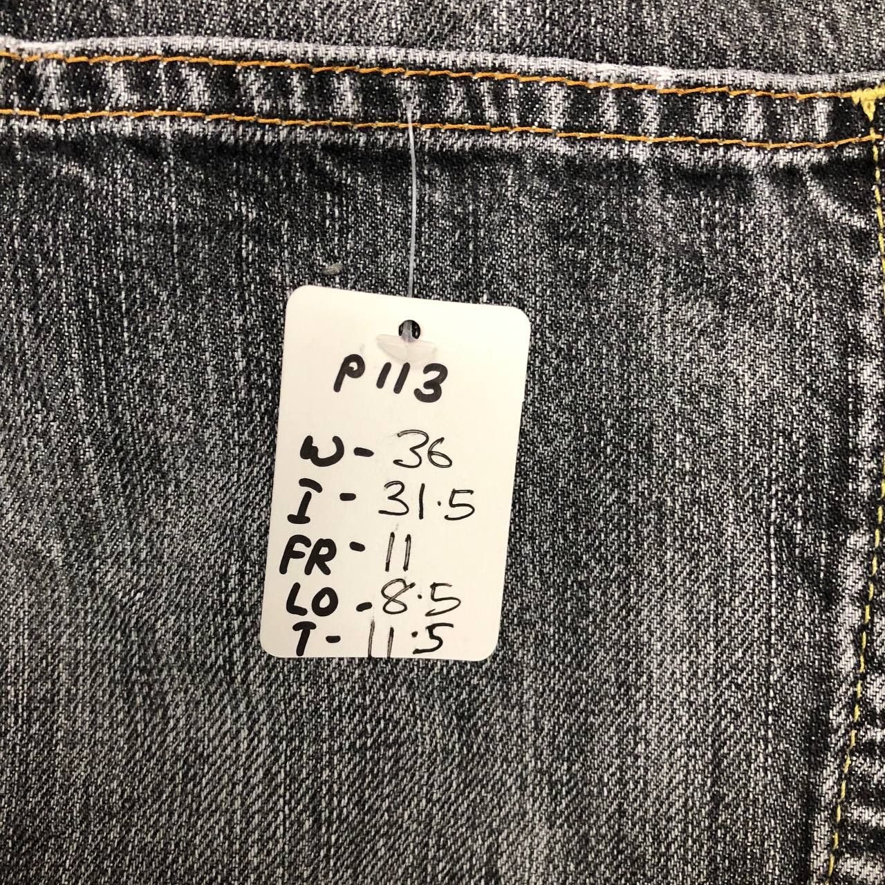 Uniqlo P113 VTG UNIQLO S002 STONE WASH JEANS Size US 36 / EU 52 - 10 Thumbnail