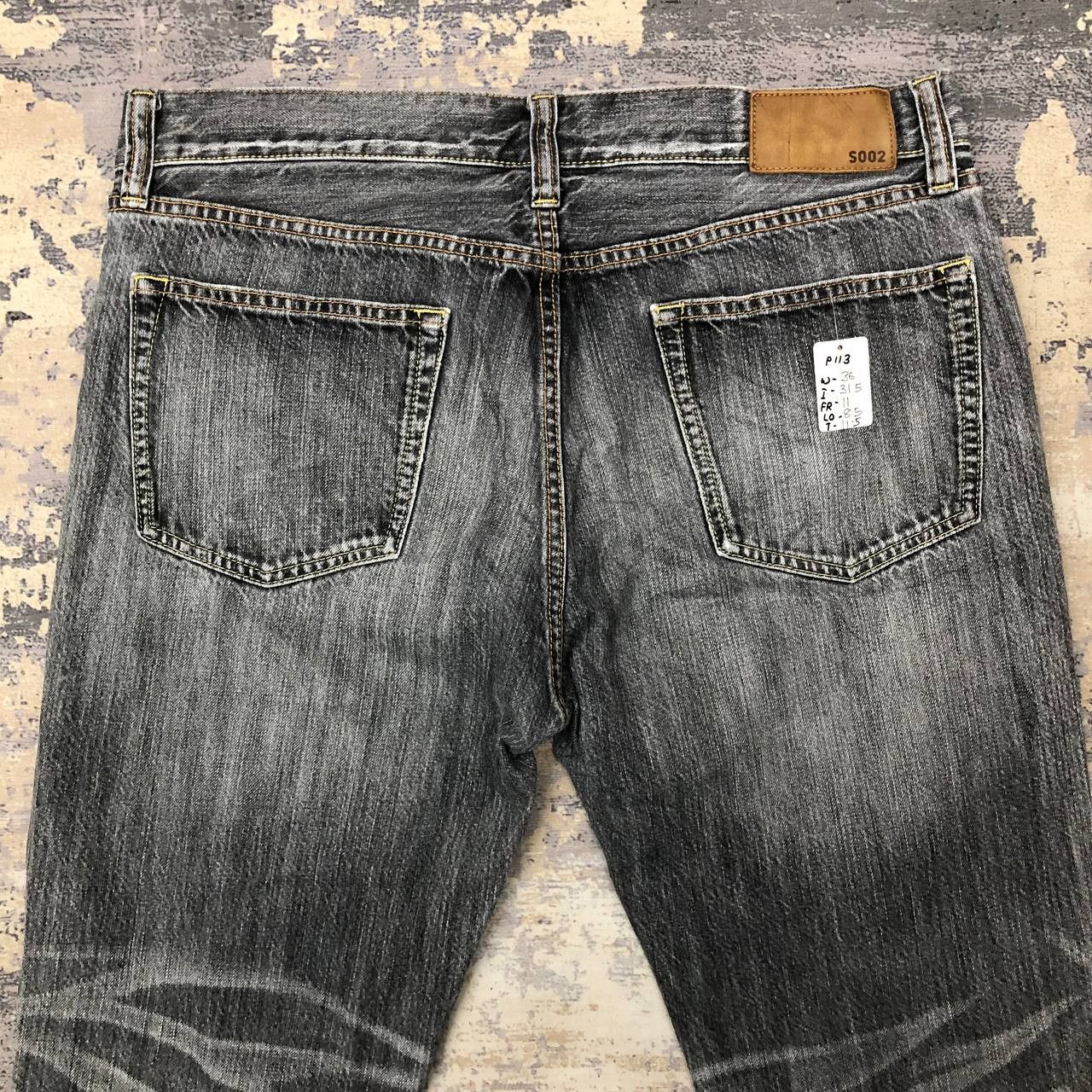 Uniqlo P113 VTG UNIQLO S002 STONE WASH JEANS Size US 36 / EU 52 - 4 Thumbnail