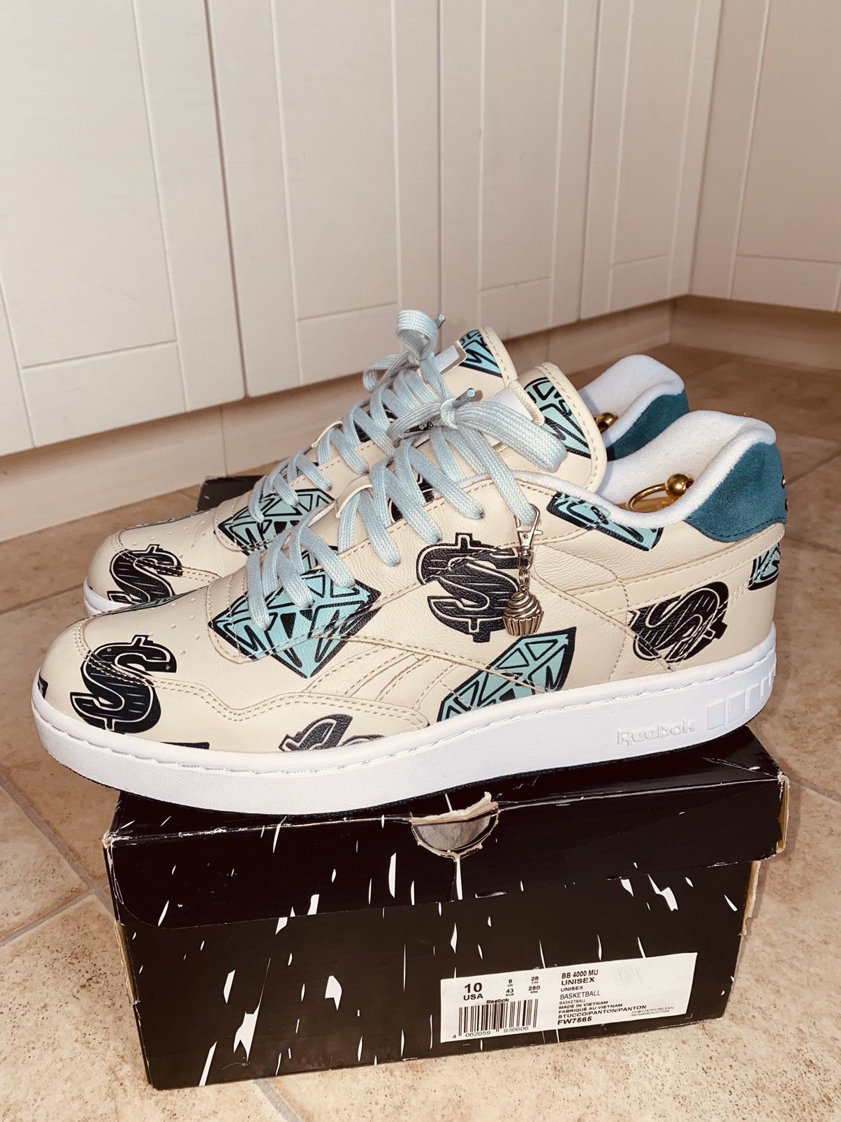 Billionaire Boys Club BBC Reebok Diamonds & Dollars HumanMade Nigo HumanRace Size US 10 / EU 43 - 1 Thumbnail