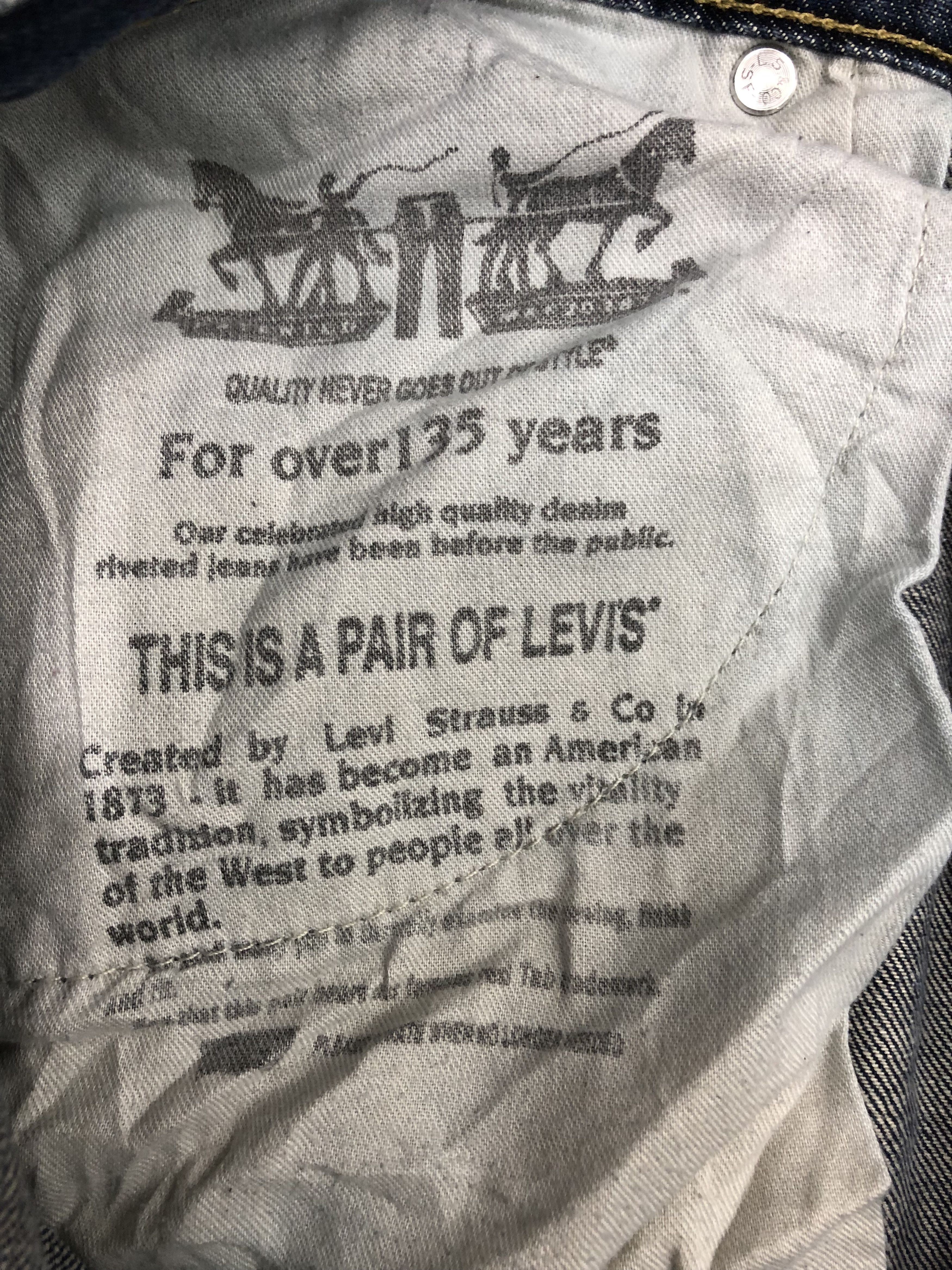Levi's Vintage Levis Jeans DP0985 Size US 35 - 14 Thumbnail