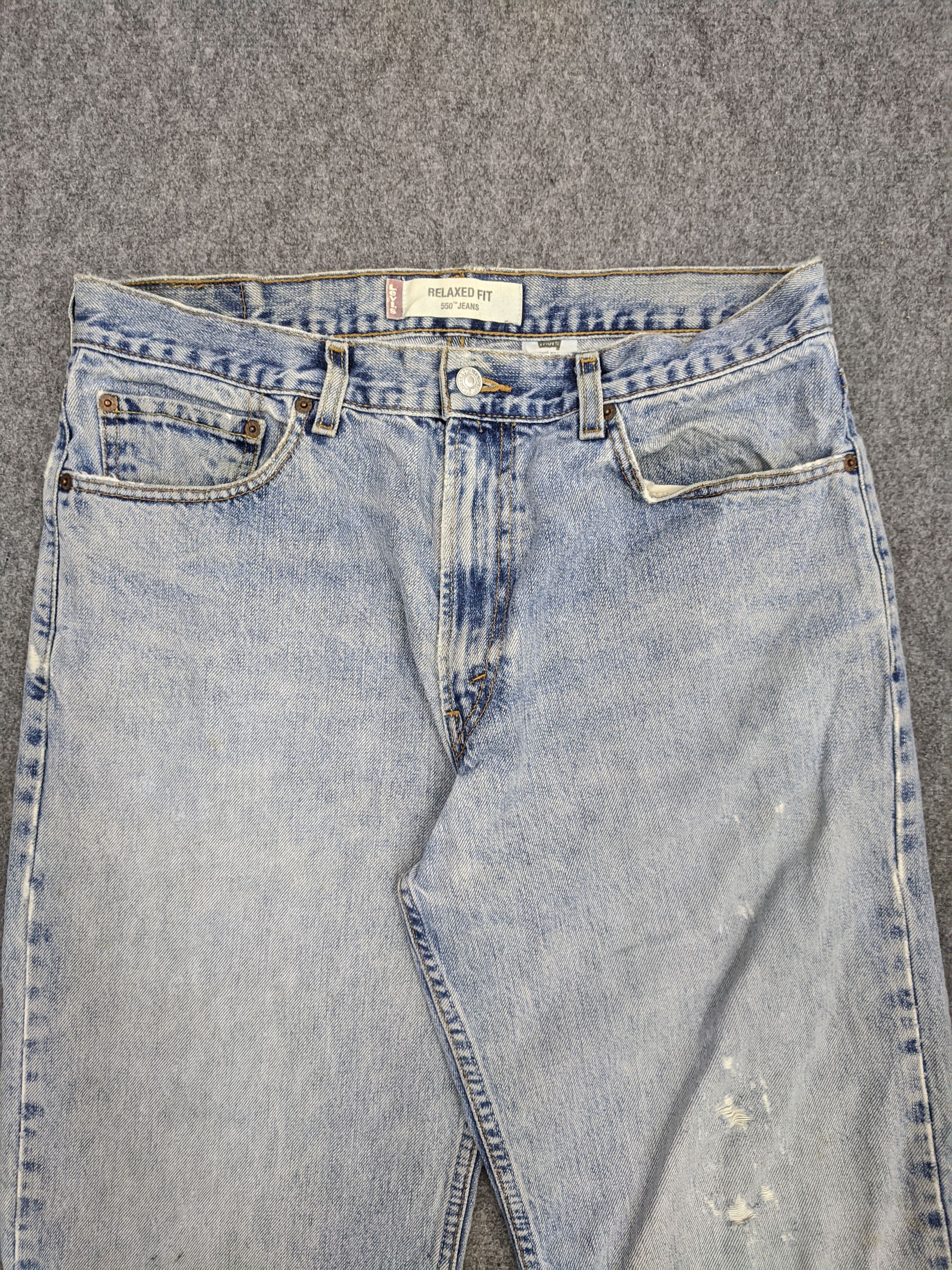 Levi's Vintage Levis 550 Jeans DP0727 Size US 35 - 2 Thumbnail