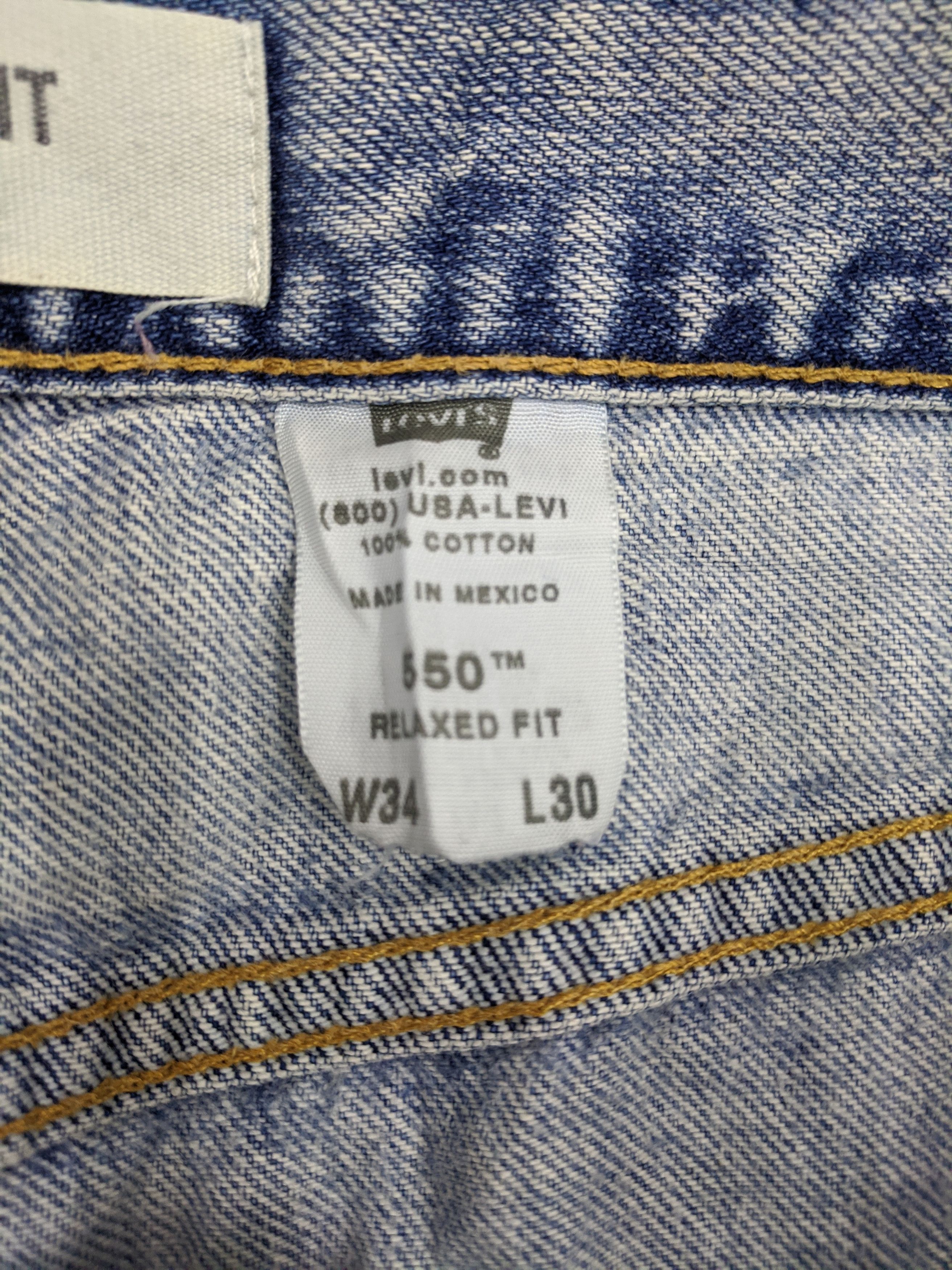 Levi's Vintage Levis 550 Jeans DP0727 Size US 35 - 8 Thumbnail