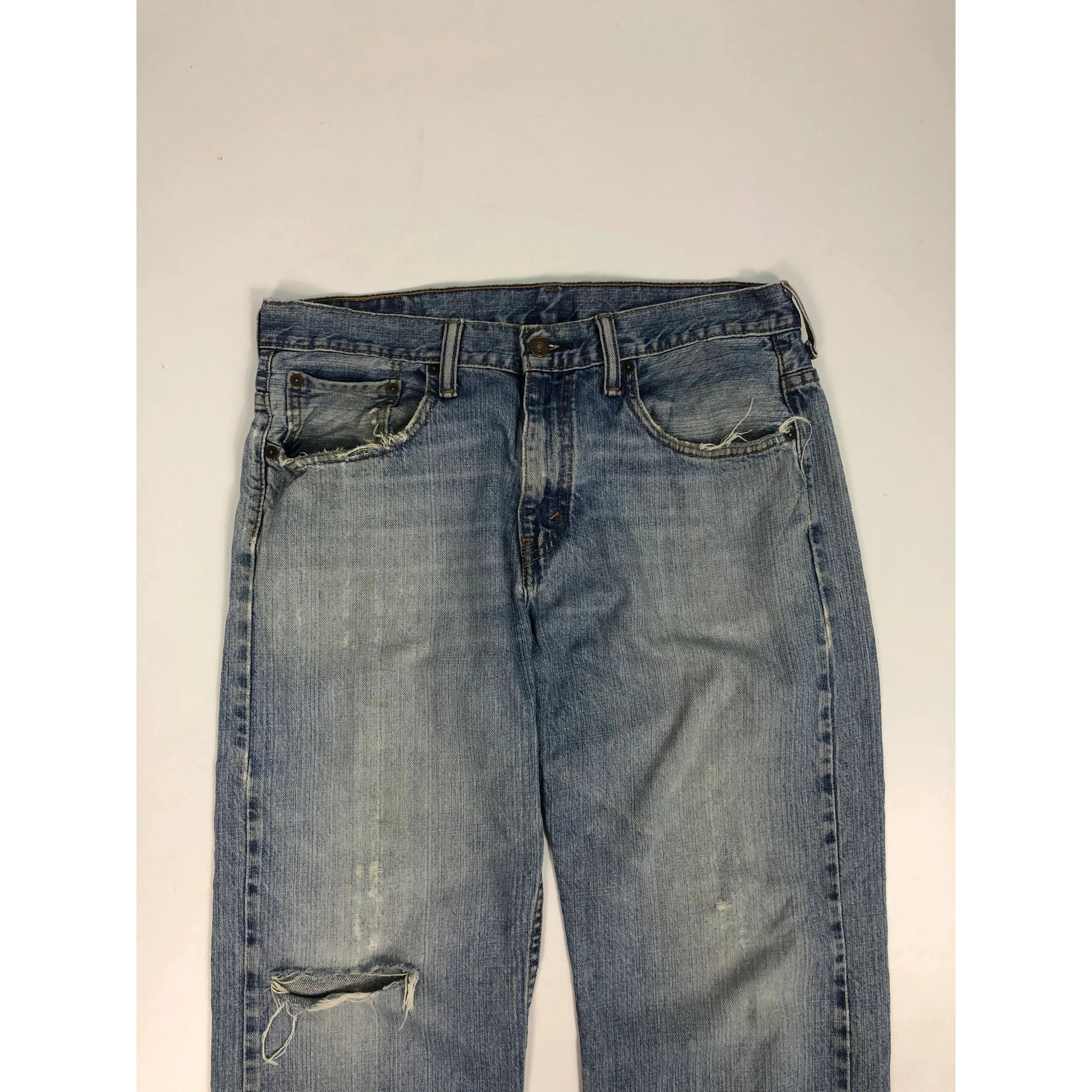 Levi's Vintage Levis 569 Loose Straight Cut Denim DP0094 Size US 35 - 2 Thumbnail
