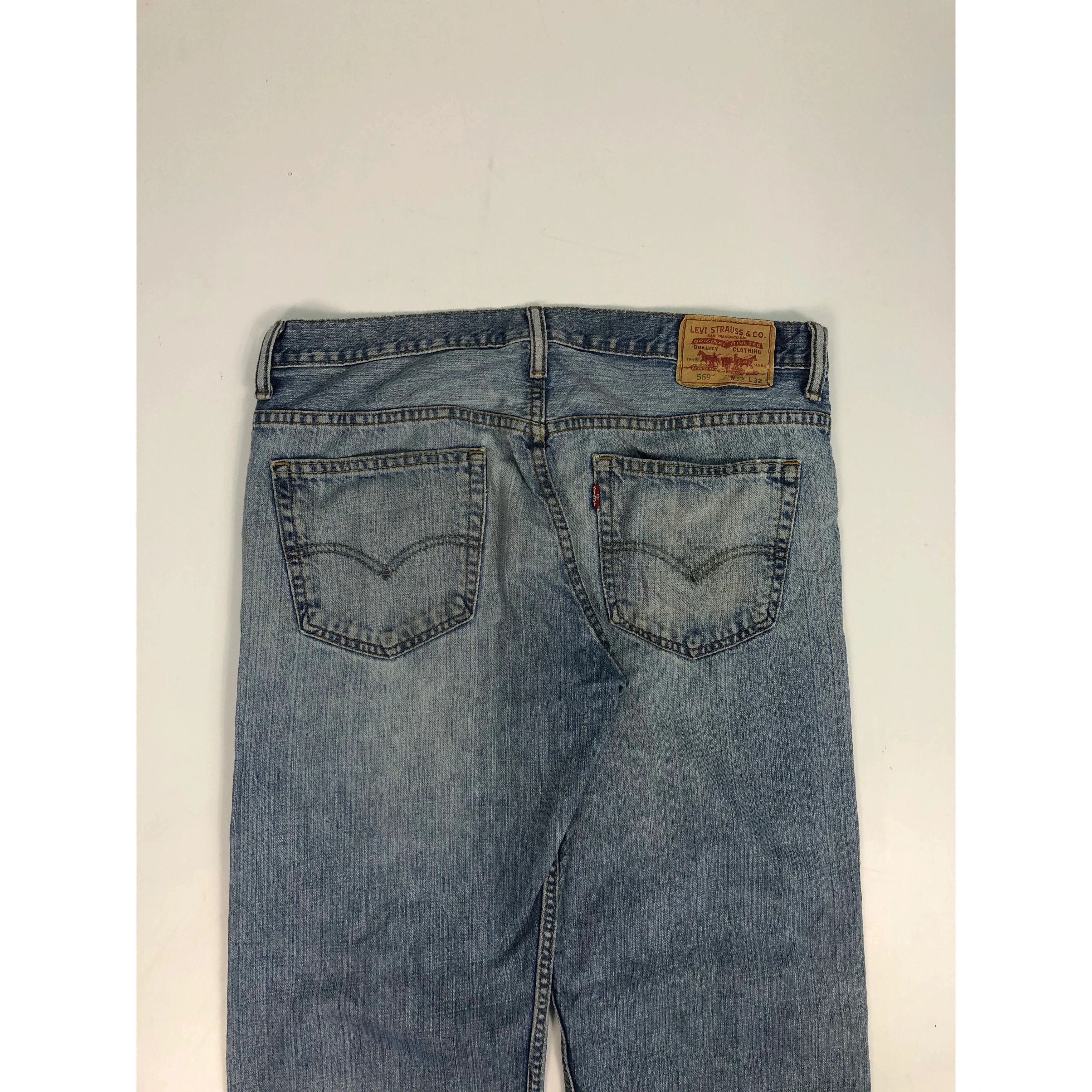 Levi's Vintage Levis 569 Loose Straight Cut Denim DP0094 Size US 35 - 4 Thumbnail