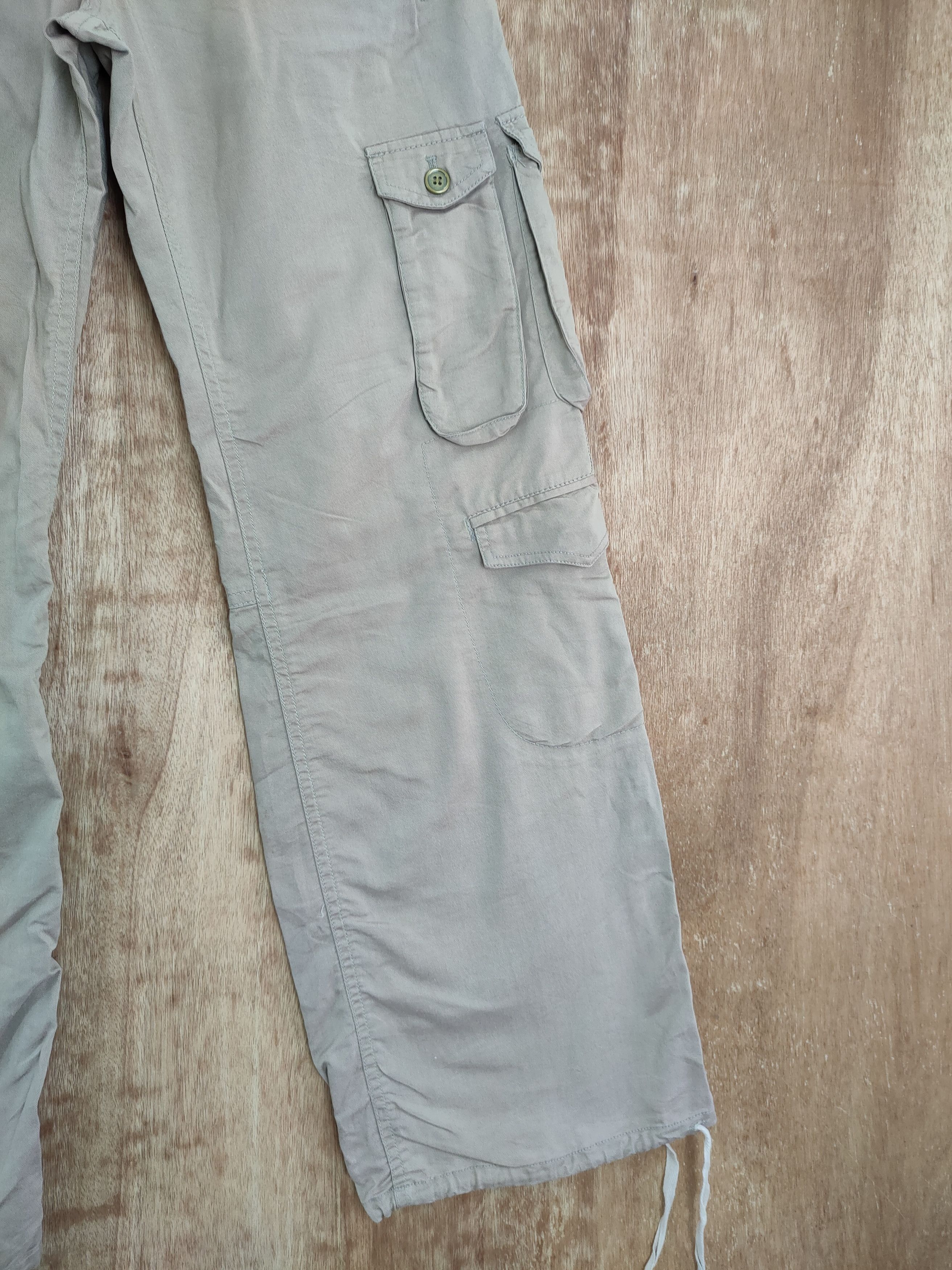 Japanese Brand DL Miss Alice vtg Utility multipocket cargo pants #478DLAL Size 29" - 3 Thumbnail