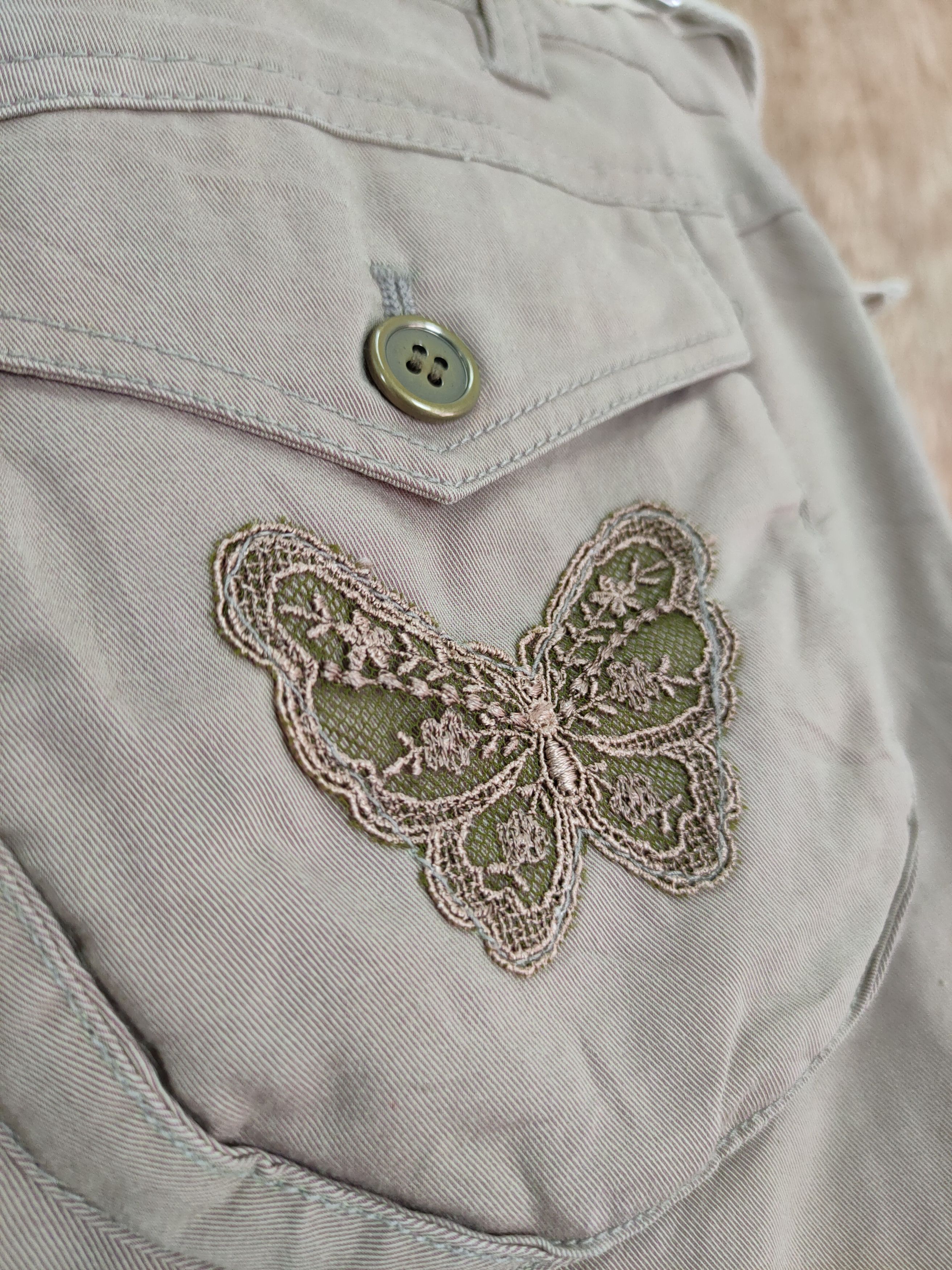Japanese Brand DL Miss Alice vtg Utility multipocket cargo pants #478DLAL Size 29" - 13 Thumbnail