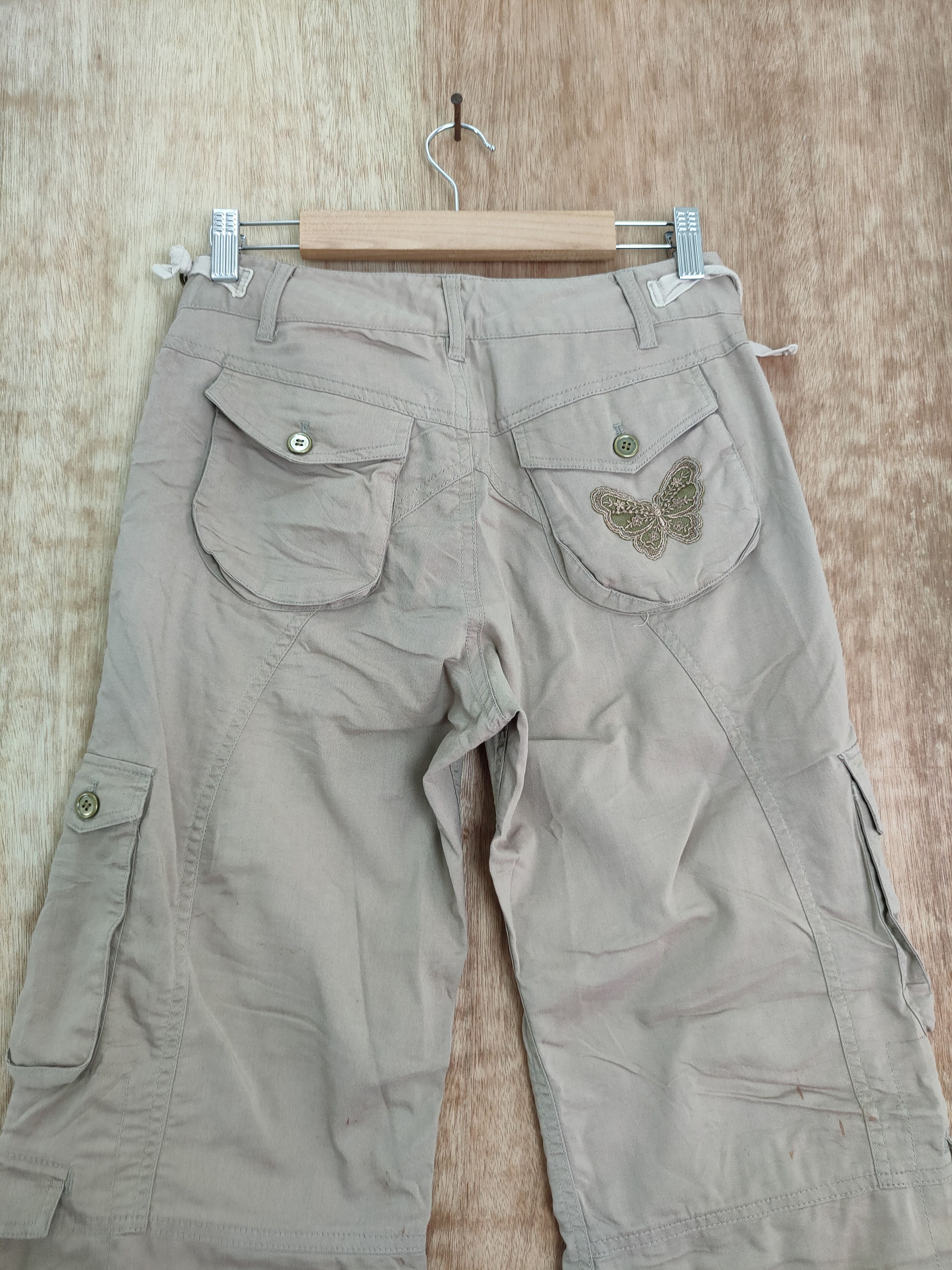Japanese Brand DL Miss Alice vtg Utility multipocket cargo pants #478DLAL Size 29" - 12 Thumbnail