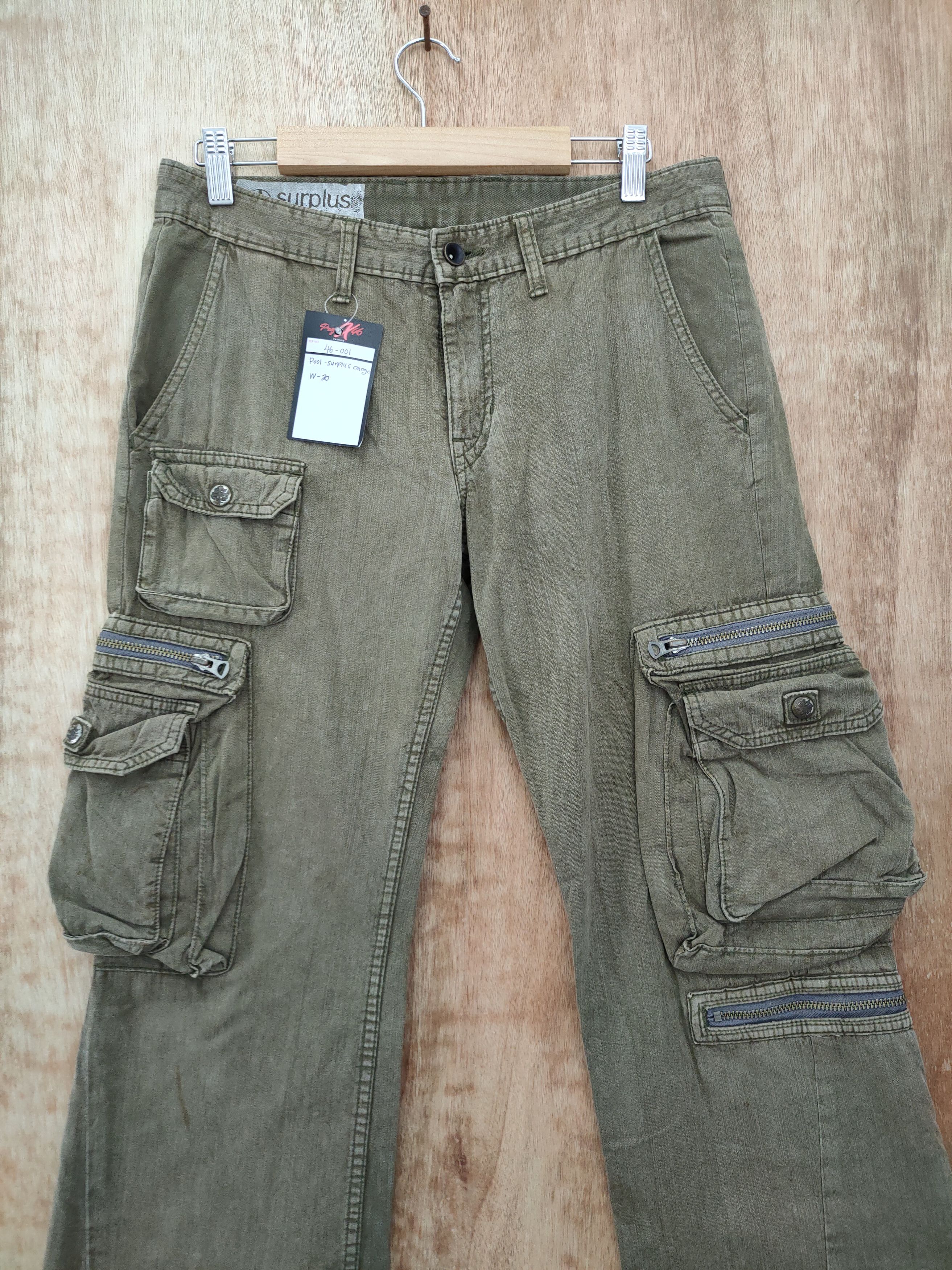 Japanese Brand DL surplus japan utility 3d multipocket cargo pants #46-001 Size US 30 / EU 46 - 4 Thumbnail