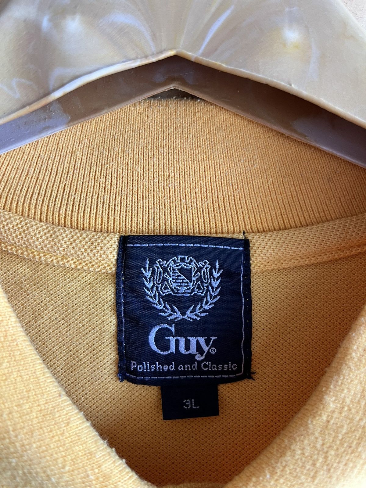 Vintage Guy classic polo tee ft93 Size US XXL / EU 58 / 5 - 4 Thumbnail