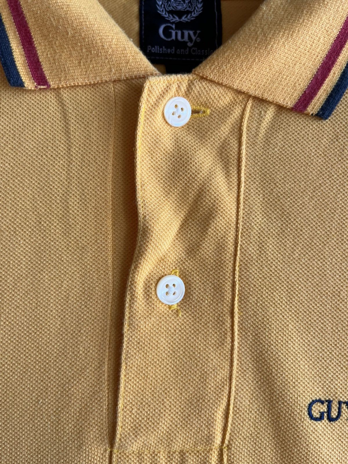 Vintage Guy classic polo tee ft93 Size US XXL / EU 58 / 5 - 2 Thumbnail