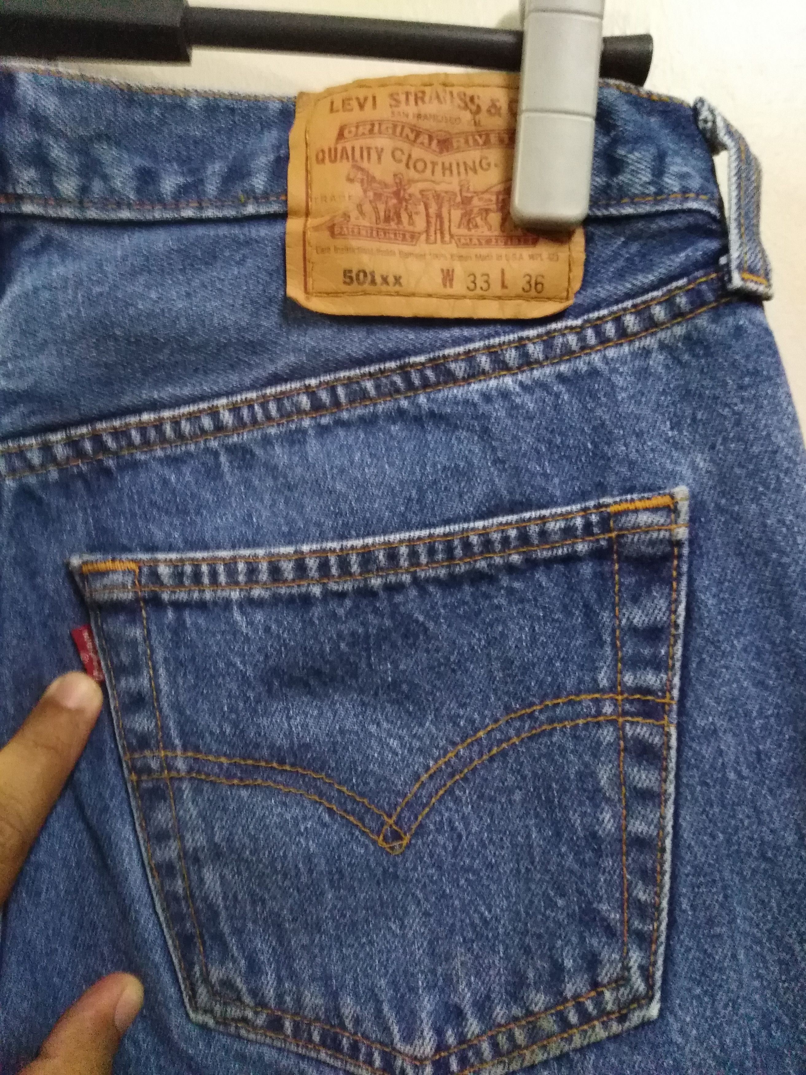 Levi's Levi's 501 Vintage Levi's 501xx 90's Made In USA Size US 32 / EU 48 - 13 Thumbnail