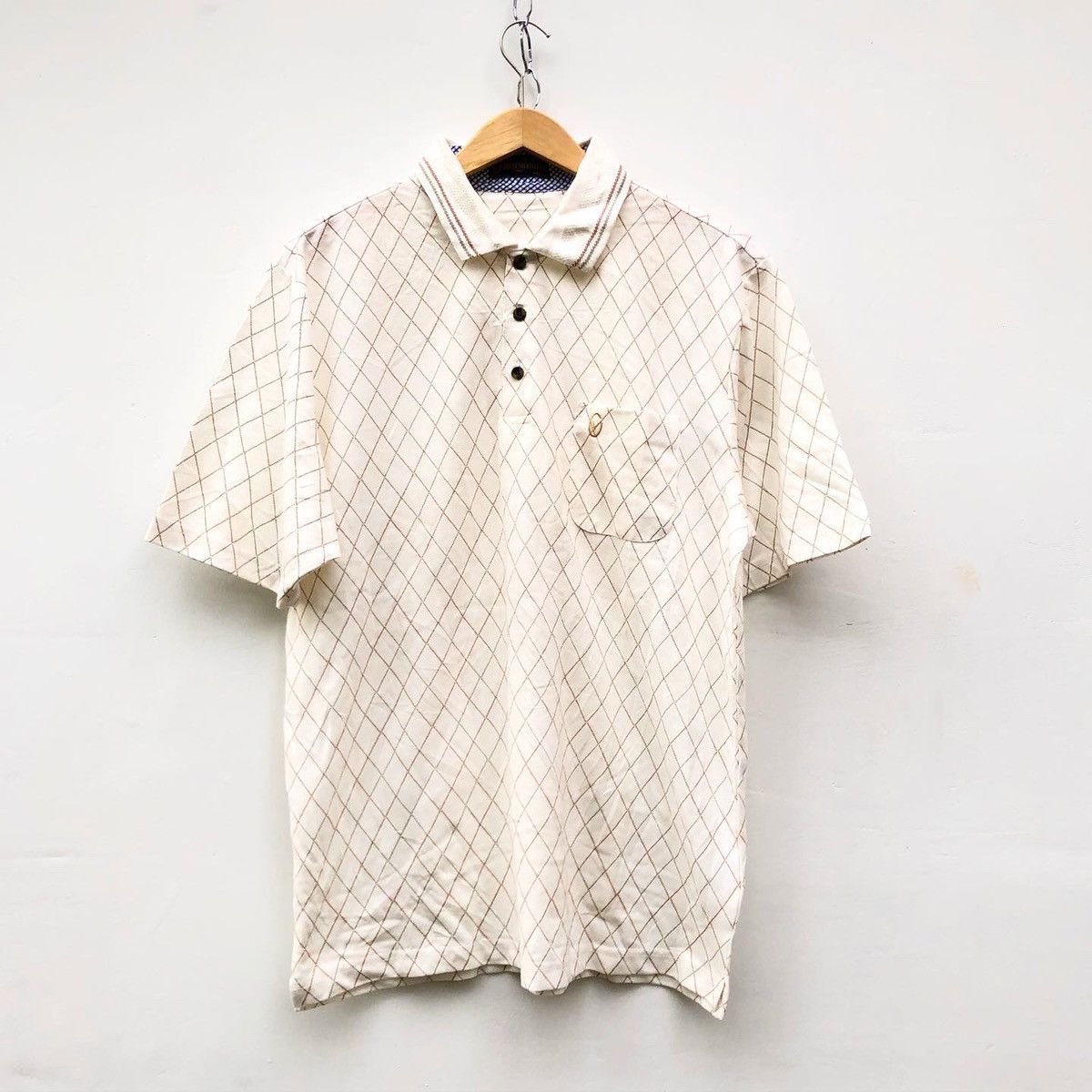 Gianni Valentino VINTAGE POLO SHIRT GIANNI VALENTINO Size US L / EU 52-54 / 3 - 1 Thumbnail