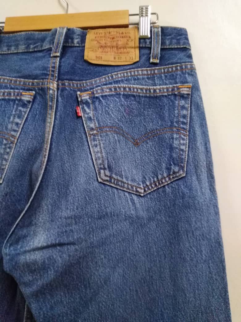 Levi's Vintage Levi's 501 90's 1991 Made In USA Size US 32 / EU 48 - 12 Thumbnail