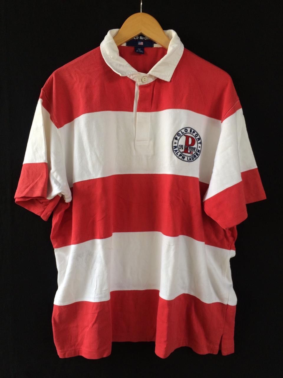 Polo Ralph Lauren × Vintage Vintage 90's Polo Sport Rugby 12 M.Yacht polo Snow Beach Size US L / EU 52-54 / 3 - 2 Thumbnail