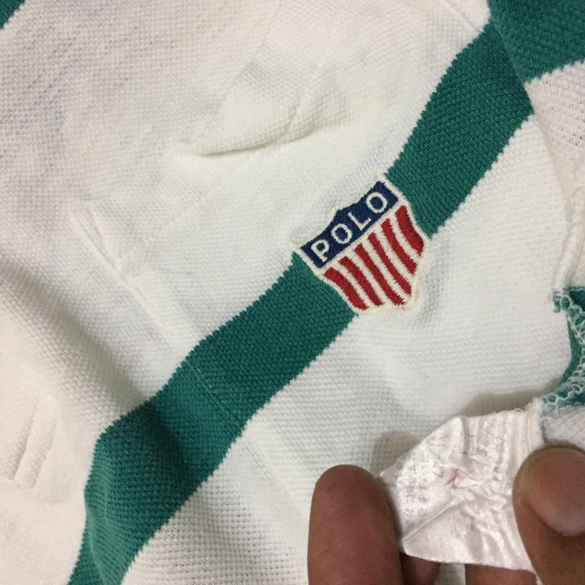 Polo Ralph Lauren Vintage Polo Shirt Polo K swiss Logo not Polo Stadium Wings Size US L / EU 52-54 / 3 - 4 Thumbnail