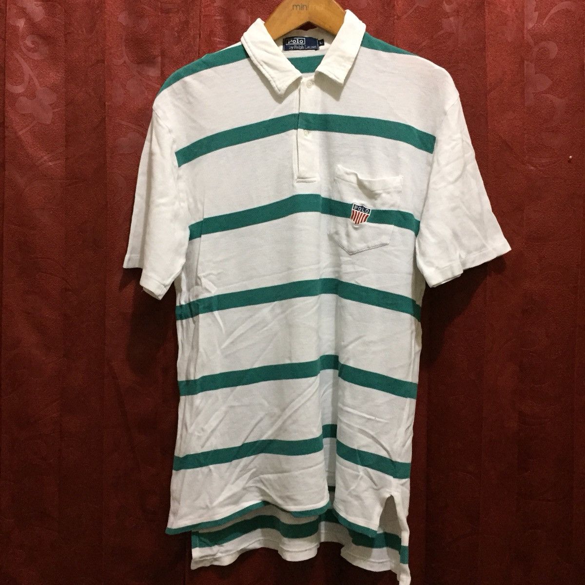 Polo Ralph Lauren Vintage Polo Shirt Polo K swiss Logo not Polo Stadium Wings Size US L / EU 52-54 / 3 - 1 Thumbnail