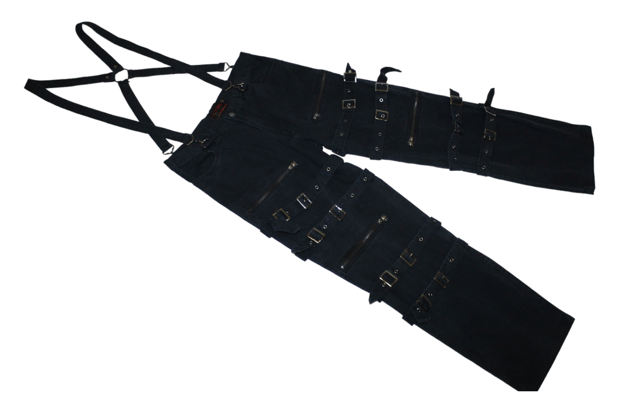 Seditionaries Queen of Darkness Punk Rave Goth Bondage Baggy Cargo Pants Size US 36 / EU 52 - 7 Thumbnail