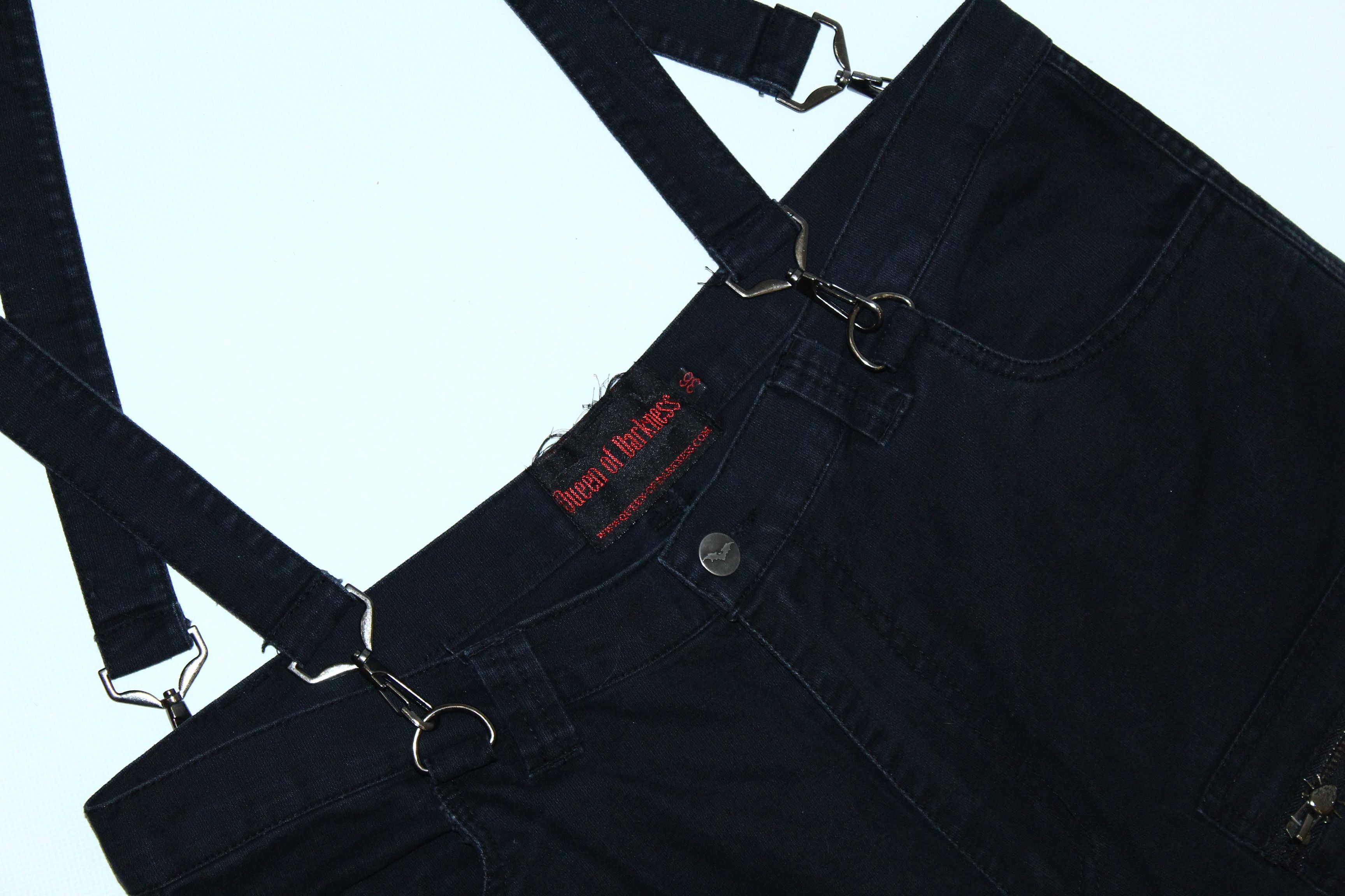 Seditionaries Queen of Darkness Punk Rave Goth Bondage Baggy Cargo Pants Size US 36 / EU 52 - 10 Thumbnail