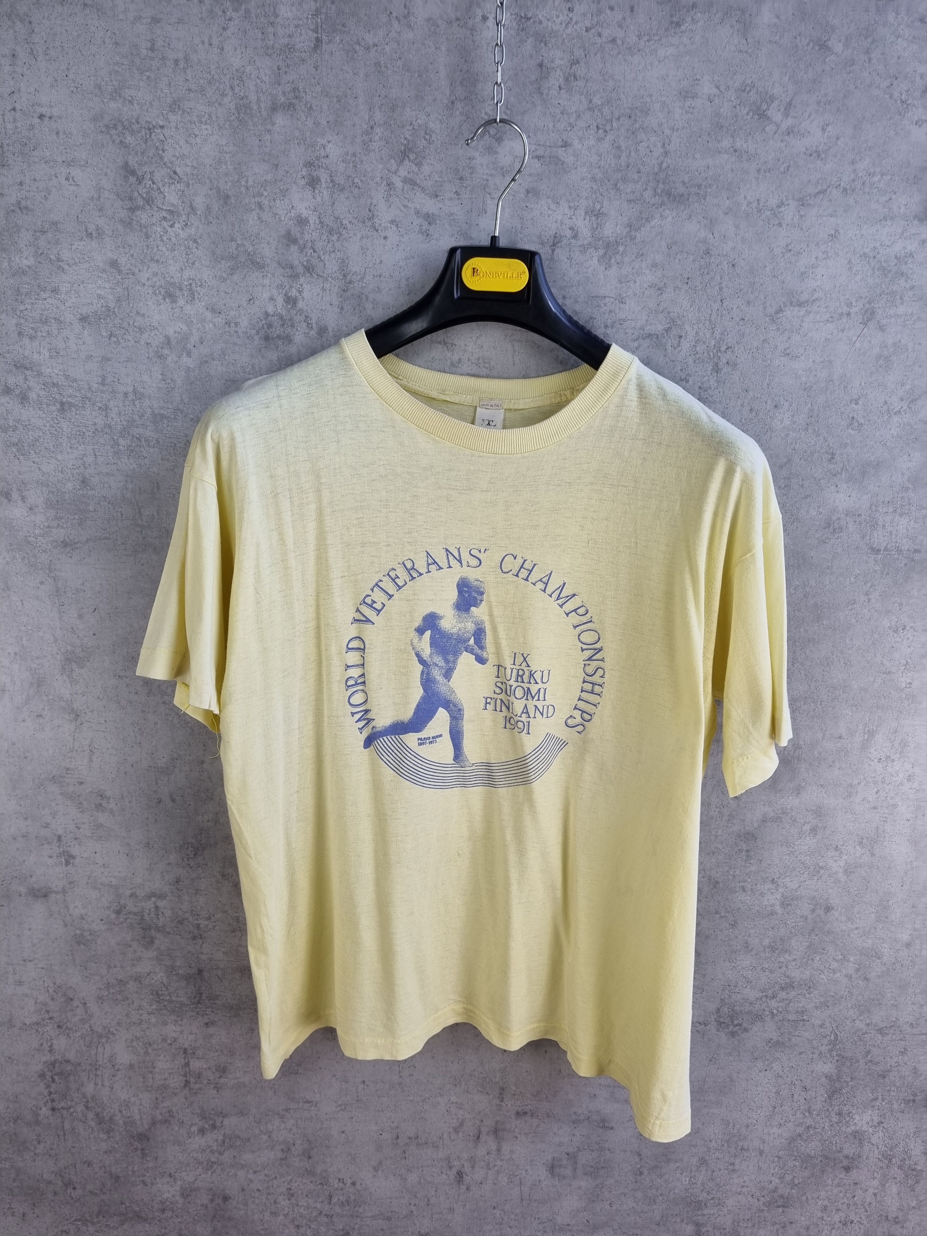 Sports Specialties × Vintage Vintage 90s Worlds Veterans Championships Tee Shirt Size US M / EU 48-50 / 2 - 4 Thumbnail