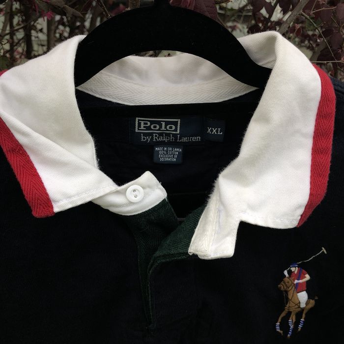 Vintage 90's POLO RALPH LAUREN Rugby Shirt Small Polo