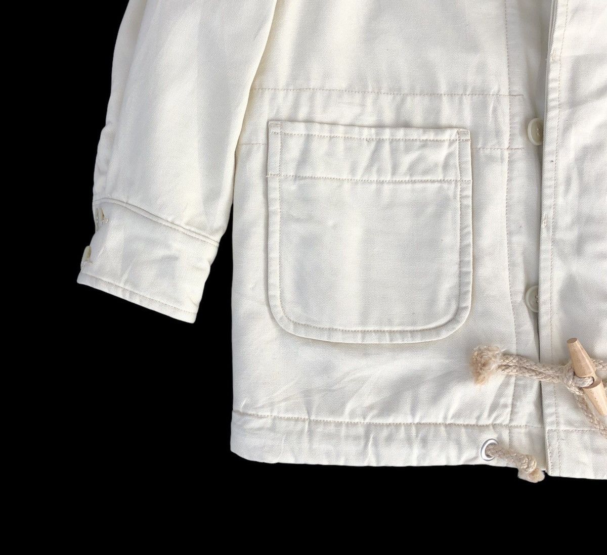 Japanese Brand RNA shawl collars sherpa lined duffel style jacket Size US M / EU 48-50 / 2 - 3 Thumbnail
