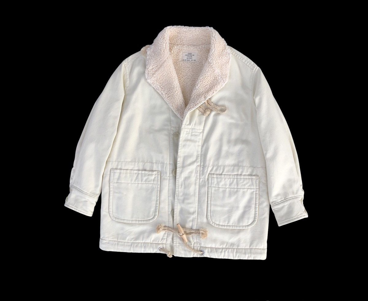Japanese Brand RNA shawl collars sherpa lined duffel style jacket Size US M / EU 48-50 / 2 - 2 Thumbnail