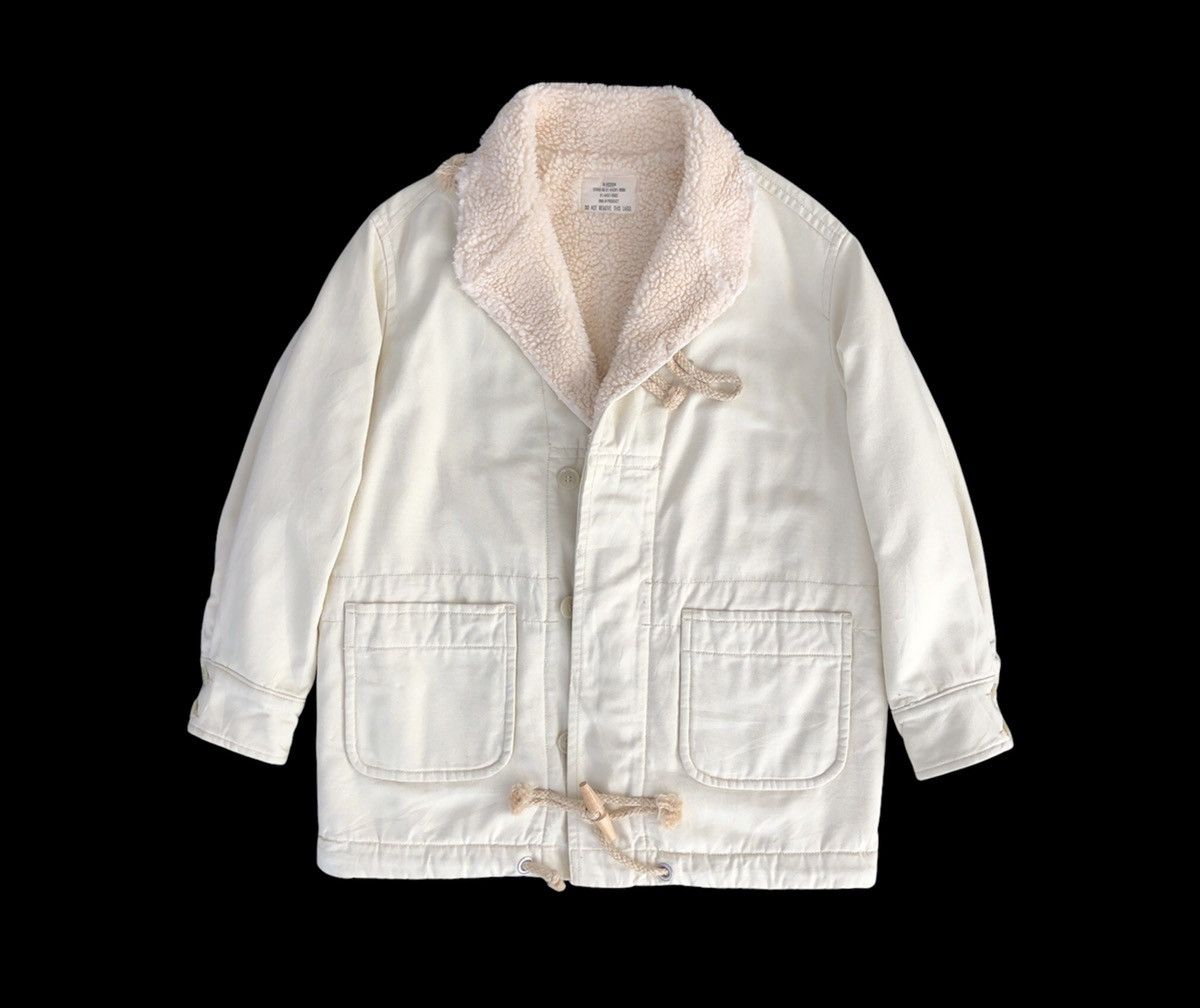 RNA shawl collars sherpa lined duffel style jacket