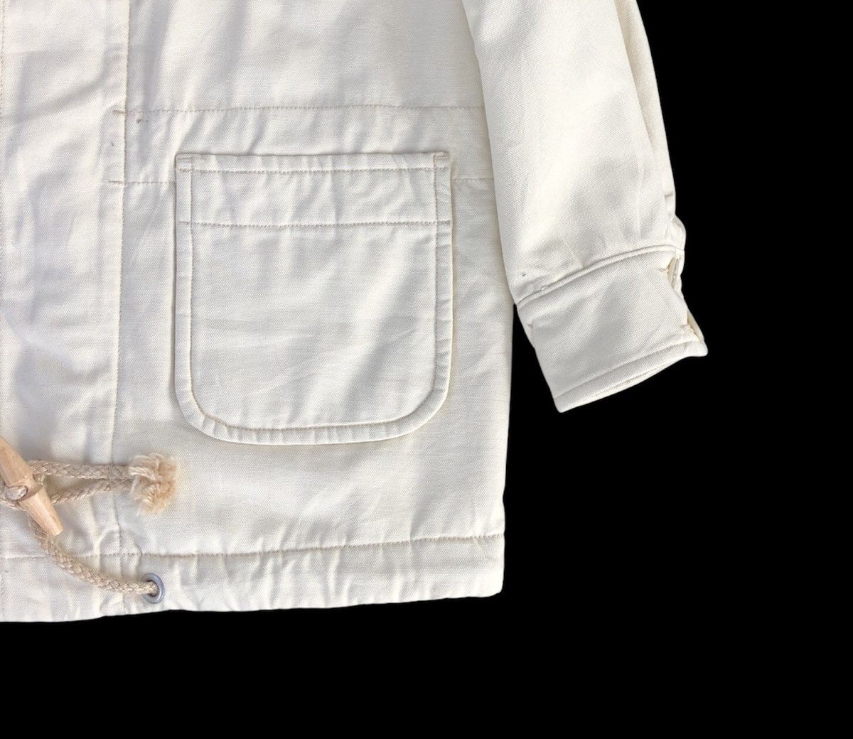 Japanese Brand RNA shawl collars sherpa lined duffel style jacket Size US M / EU 48-50 / 2 - 4 Thumbnail