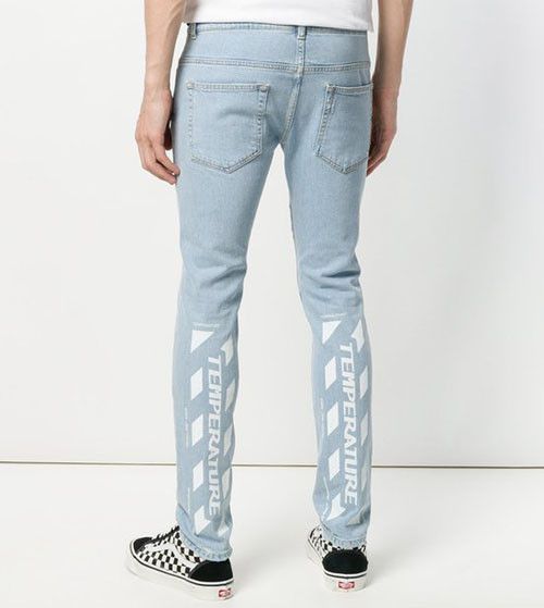 Off-White OFF-WHITE “Temperature” Denim Jeans Size US 31 - 3 Thumbnail