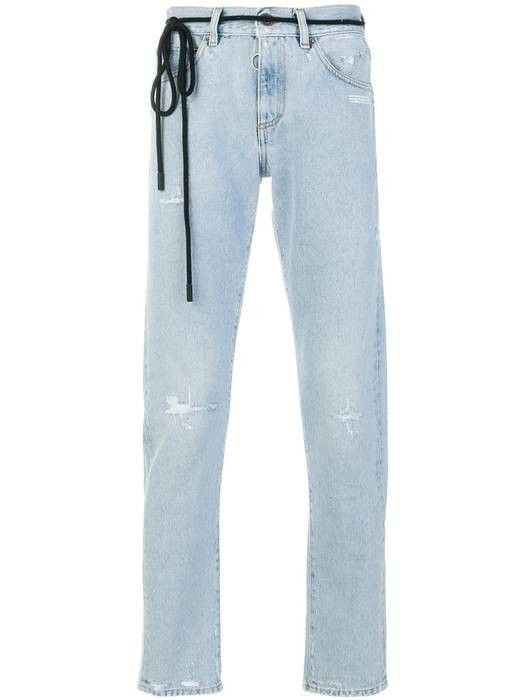 Off-White OFF-WHITE “Temperature” Denim Jeans Size US 31 - 2 Thumbnail
