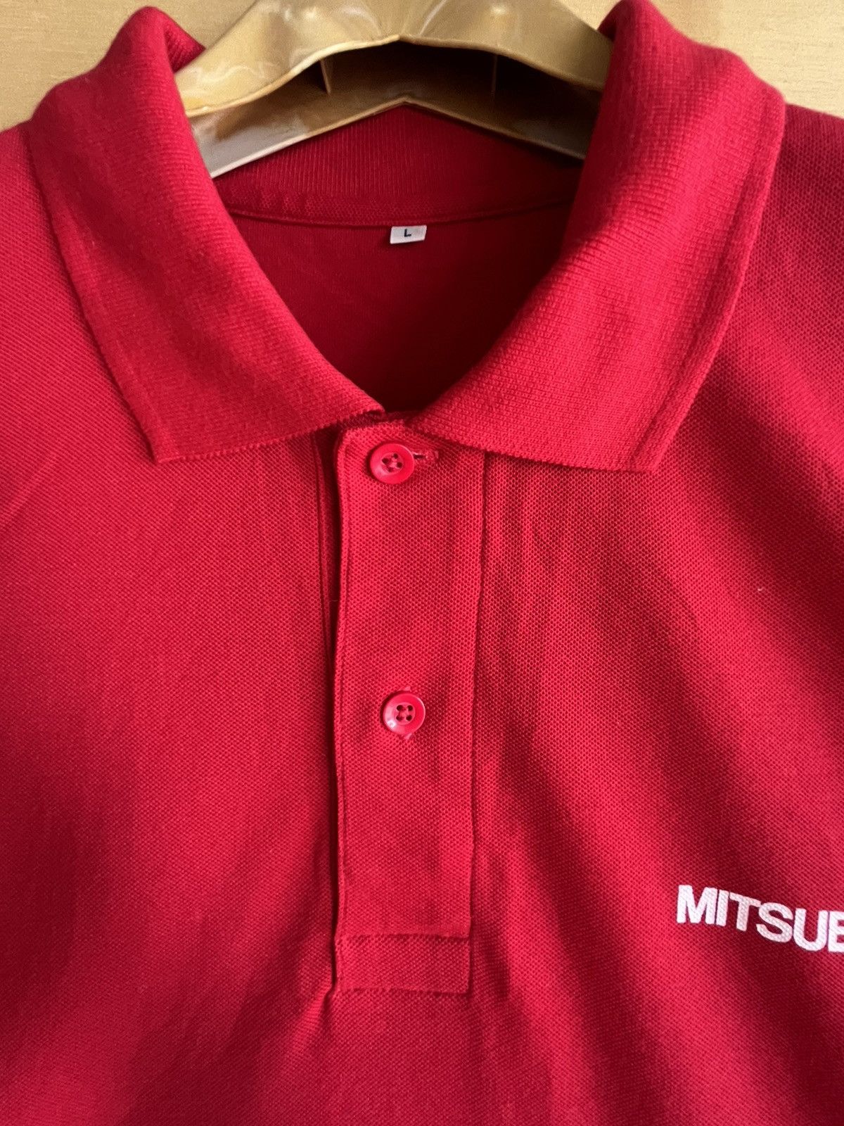 Vintage Vintage mitsubishi polo tee ft93 Size US L / EU 52-54 / 3 - 3 Thumbnail