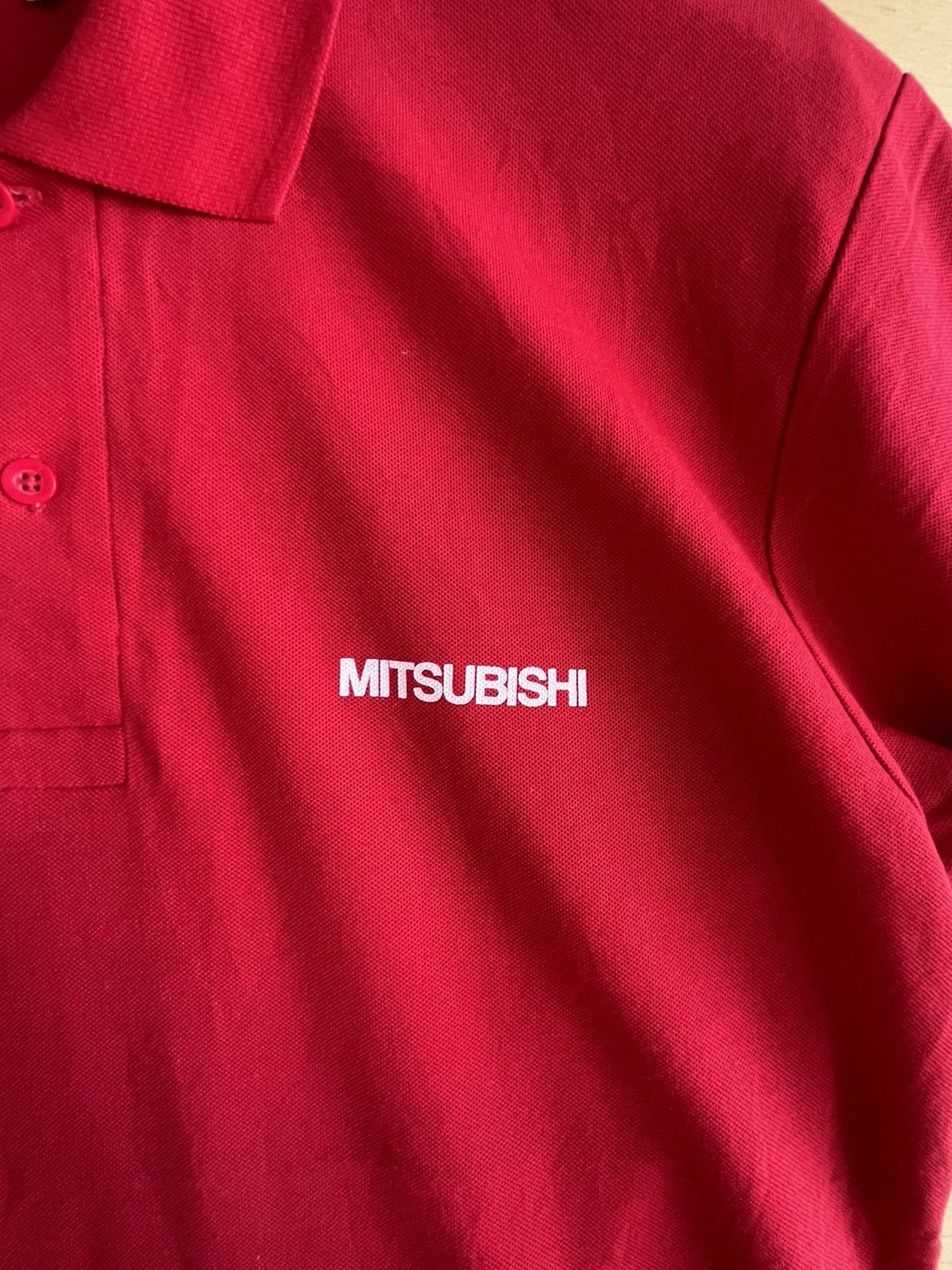Vintage Vintage mitsubishi polo tee ft93 Size US L / EU 52-54 / 3 - 2 Thumbnail
