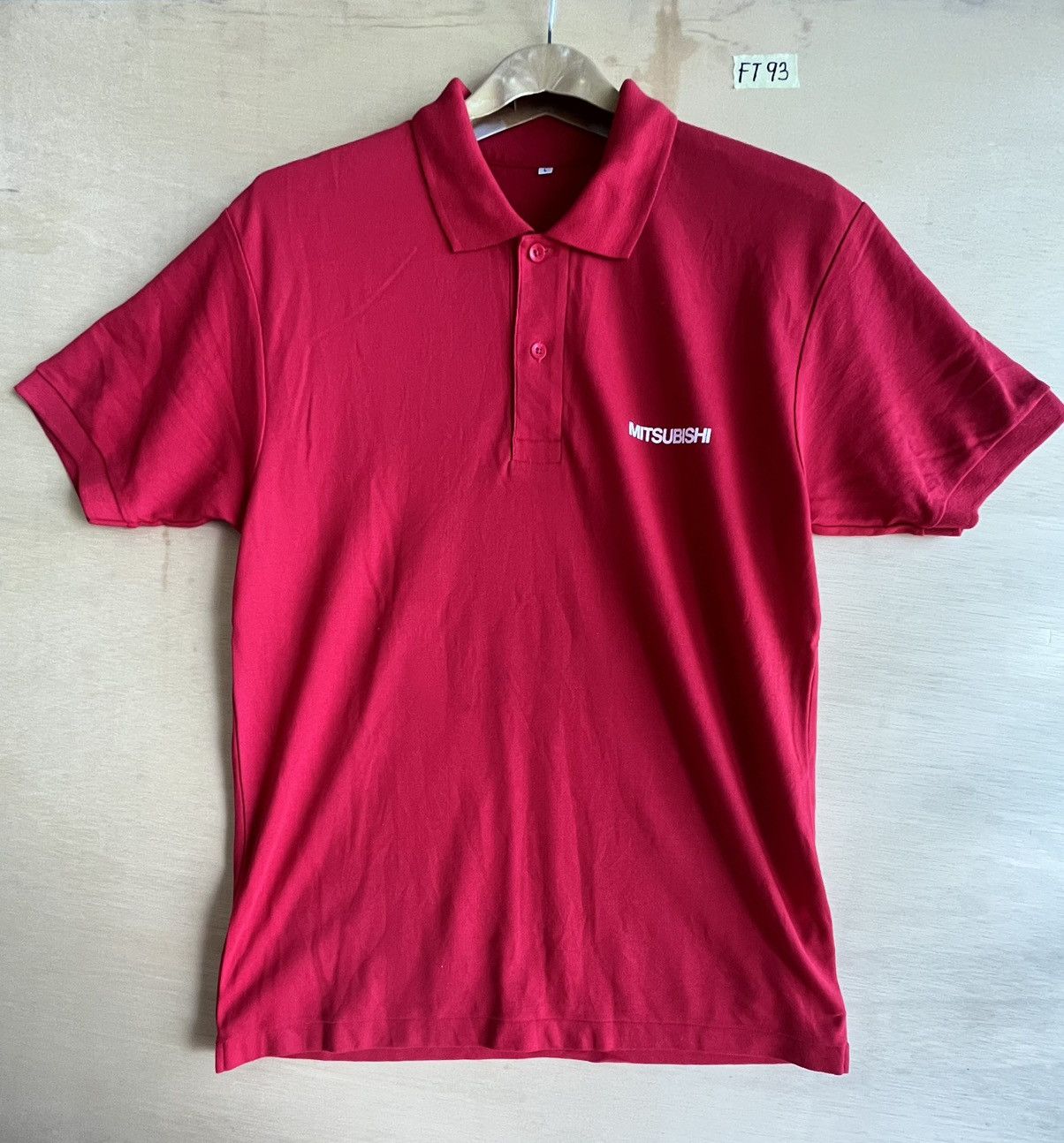 Vintage Vintage mitsubishi polo tee ft93 Size US L / EU 52-54 / 3 - 1 Thumbnail