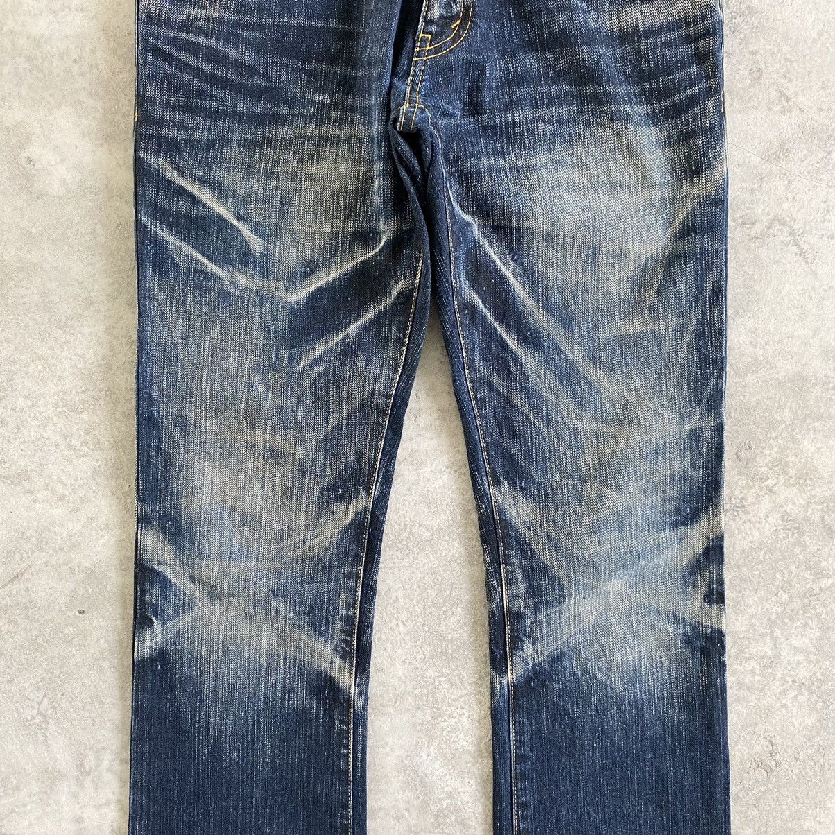 Japanese Brand Japanese Brand Tornado Mart Faded Flare Leg Bootcut Jeans Size US 31 - 5 Thumbnail