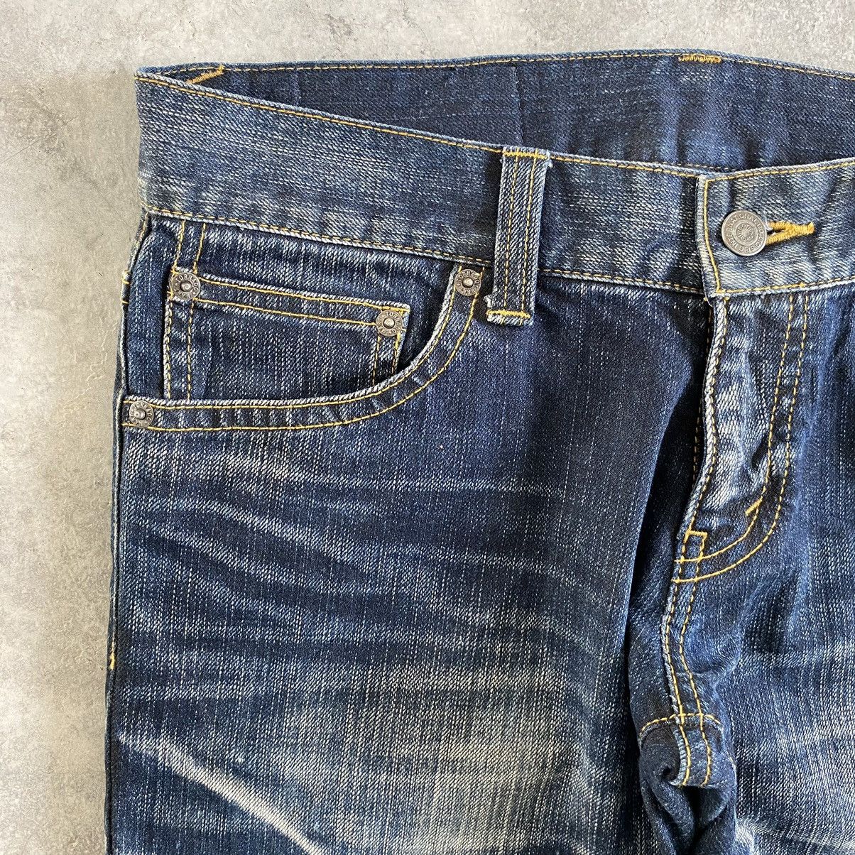 Japanese Brand Japanese Brand Tornado Mart Faded Flare Leg Bootcut Jeans Size US 31 - 7 Thumbnail
