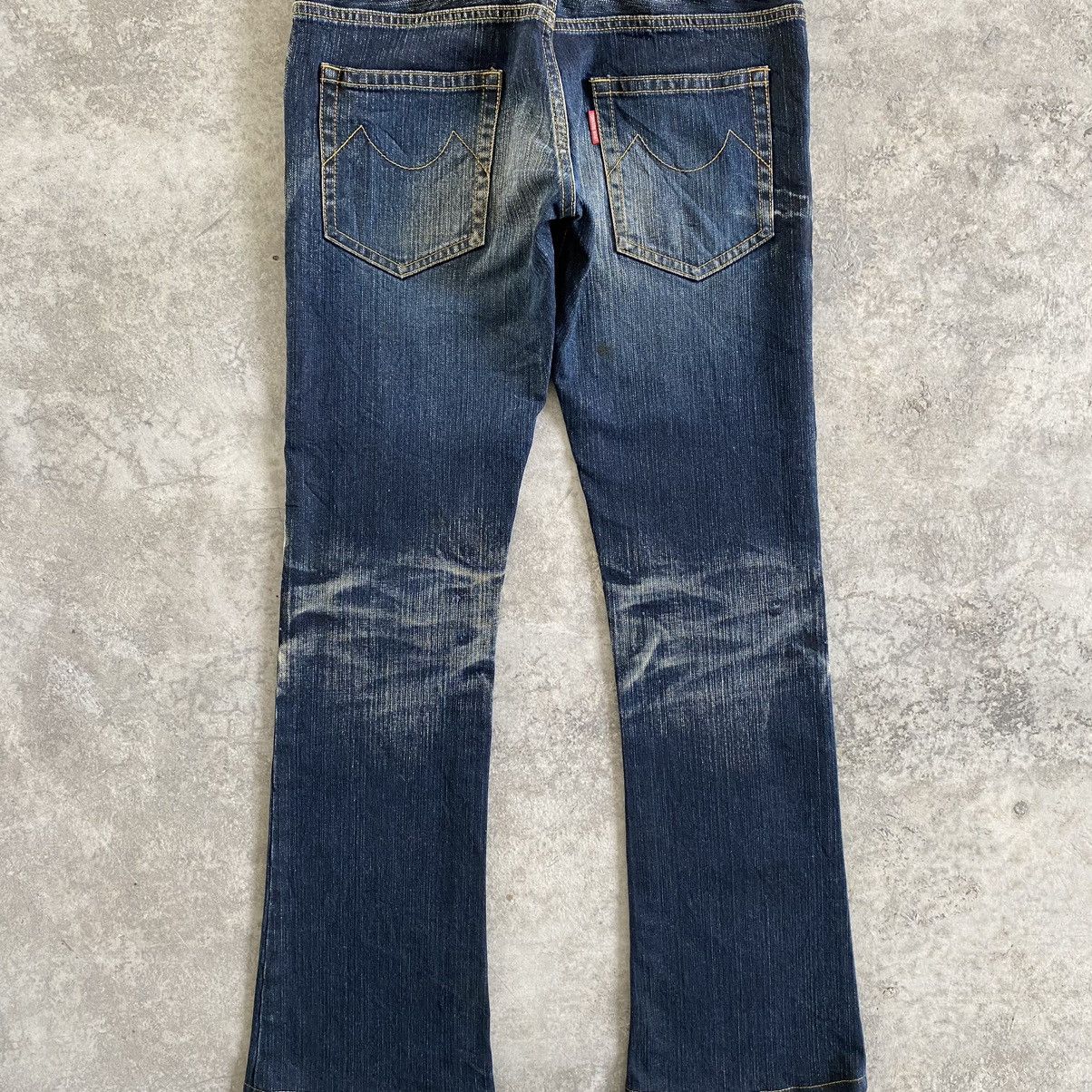 Japanese Brand Japanese Brand Tornado Mart Faded Flare Leg Bootcut Jeans Size US 31 - 15 Thumbnail