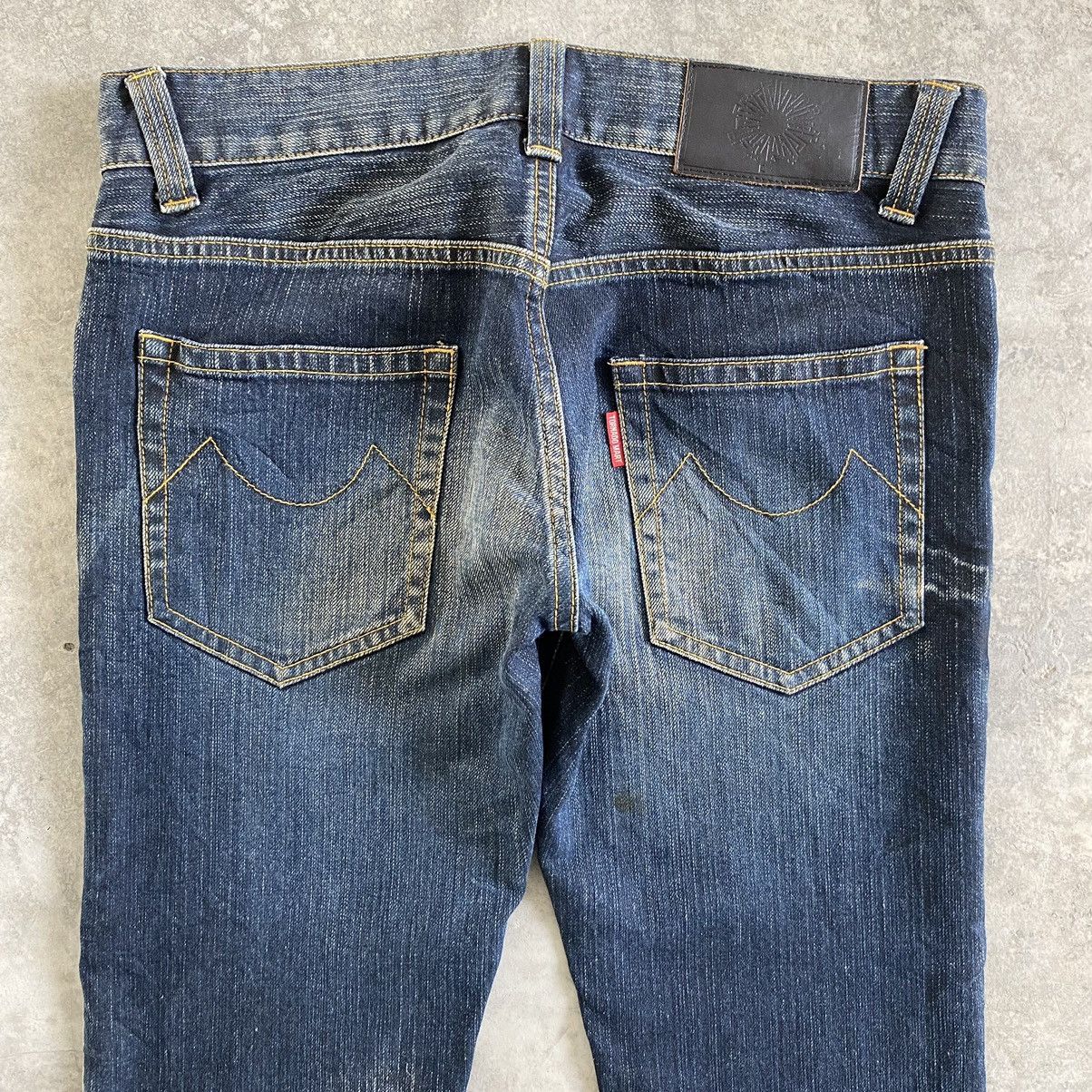 Japanese Brand Japanese Brand Tornado Mart Faded Flare Leg Bootcut Jeans Size US 31 - 17 Thumbnail