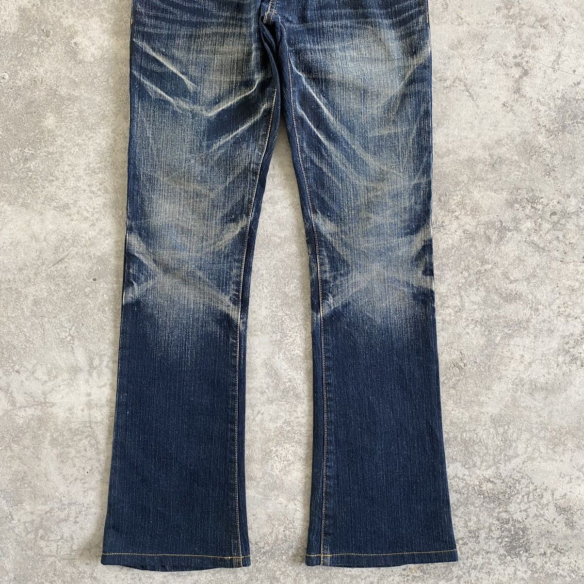 Japanese Brand Japanese Brand Tornado Mart Faded Flare Leg Bootcut Jeans Size US 31 - 3 Thumbnail