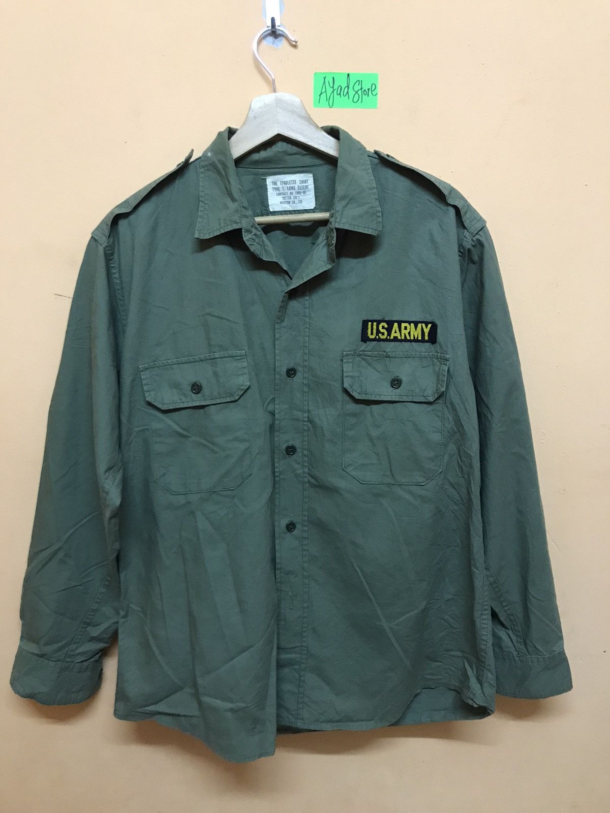 Vintage ‼️US ARMY SHIRT BY HOUSON Size US L / EU 52-54 / 3 - 1 Thumbnail