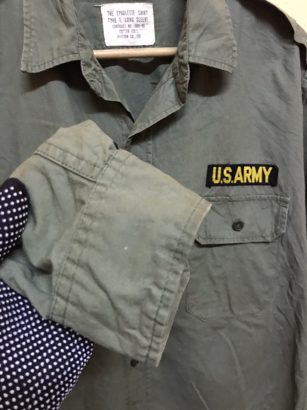 Vintage ‼️US ARMY SHIRT BY HOUSON Size US L / EU 52-54 / 3 - 6 Thumbnail