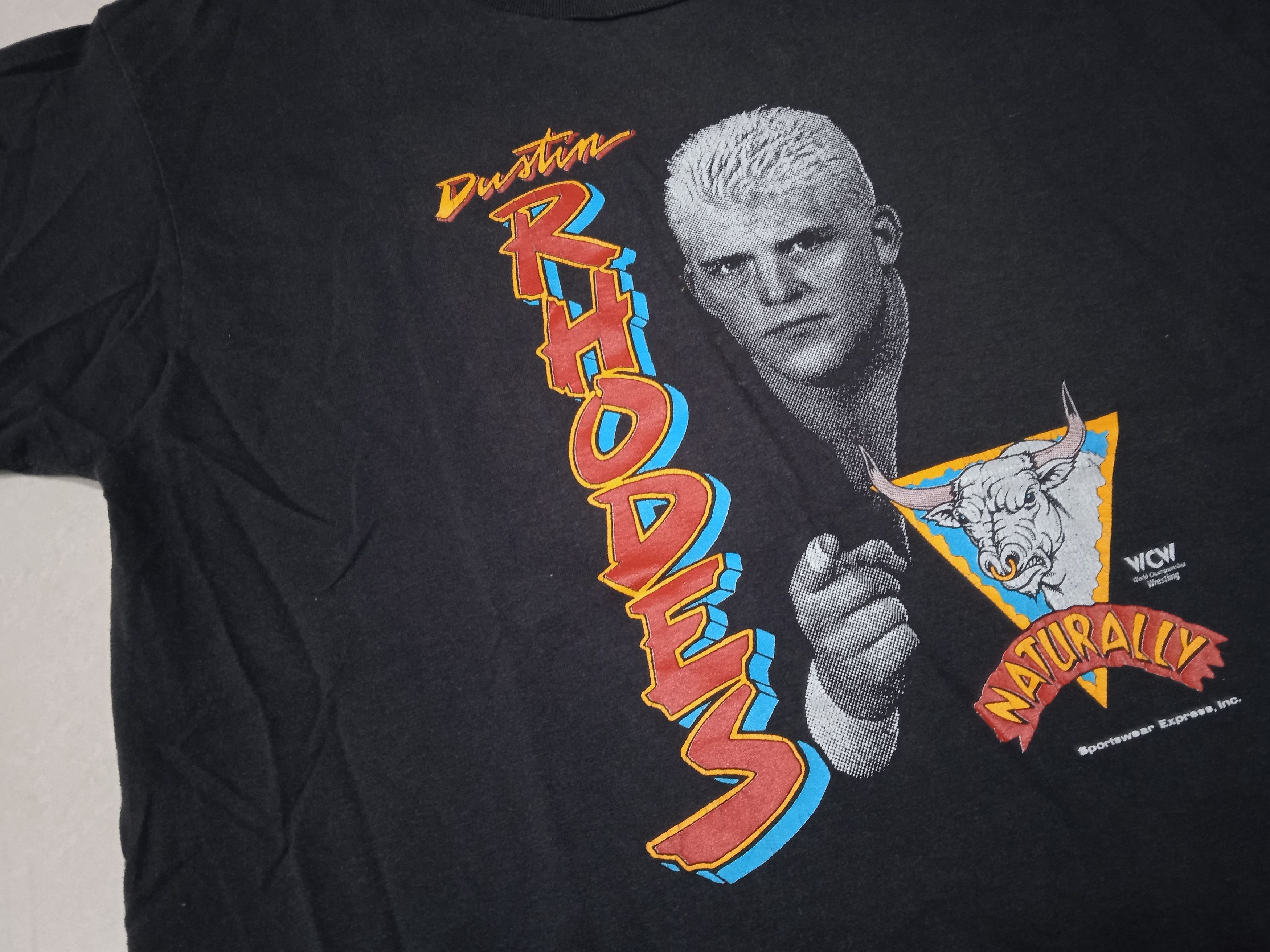 Vintage Vintage 90s WCW The Natural Dustin Rhodes Goldust T-Shirt Size US L / EU 52-54 / 3 - 7 Thumbnail