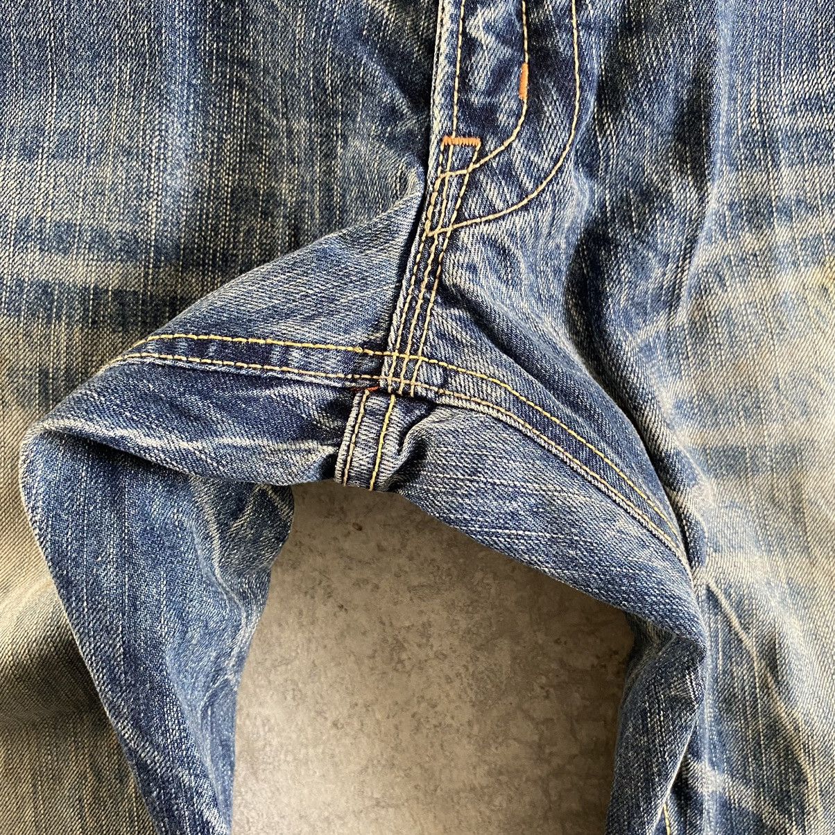 Japan Blue Japanese Brand Vintage Blue Way Faded Flare Bootcut Jeans Size US 33 - 12 Thumbnail