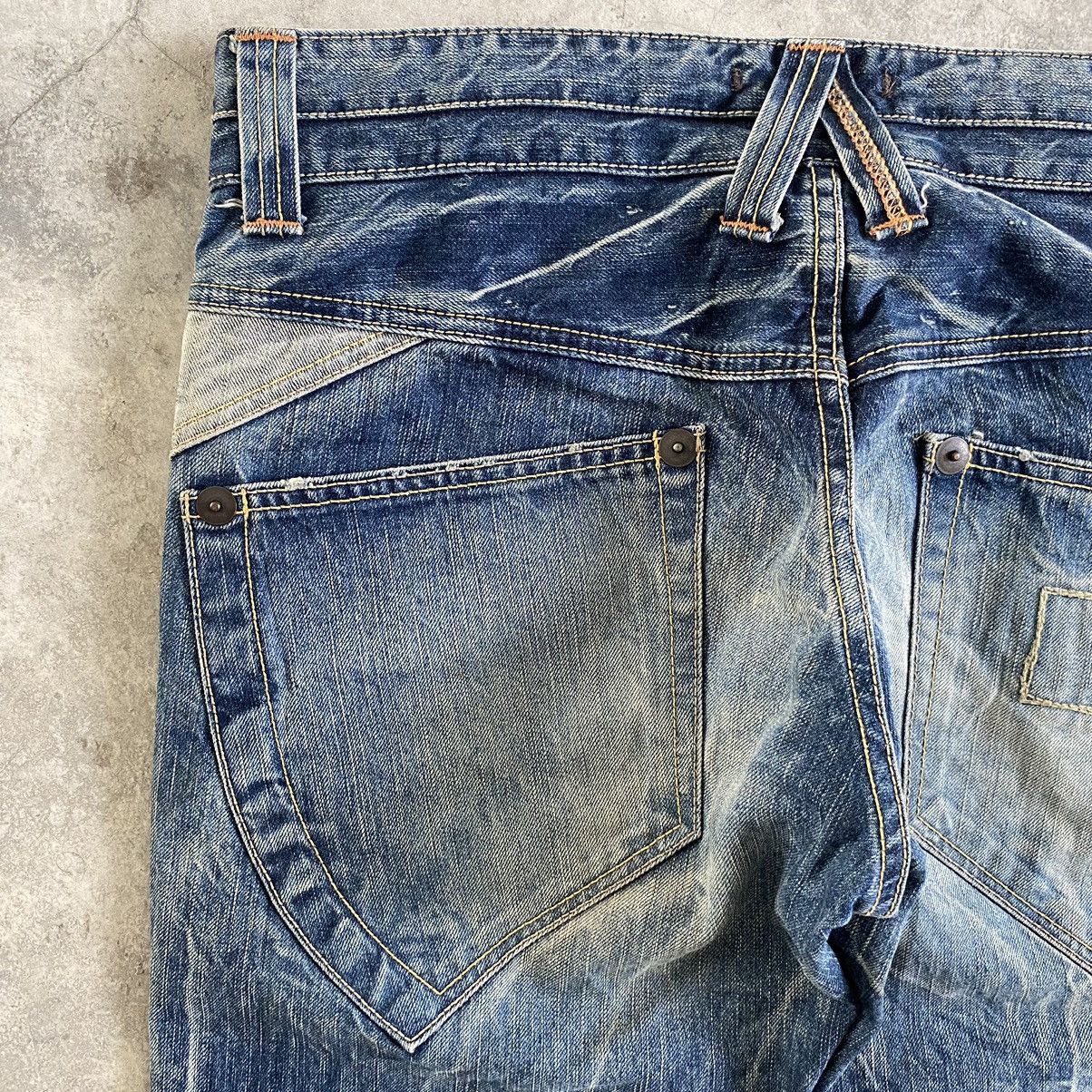 Japan Blue Japanese Brand Vintage Blue Way Faded Flare Bootcut Jeans Size US 33 - 19 Thumbnail