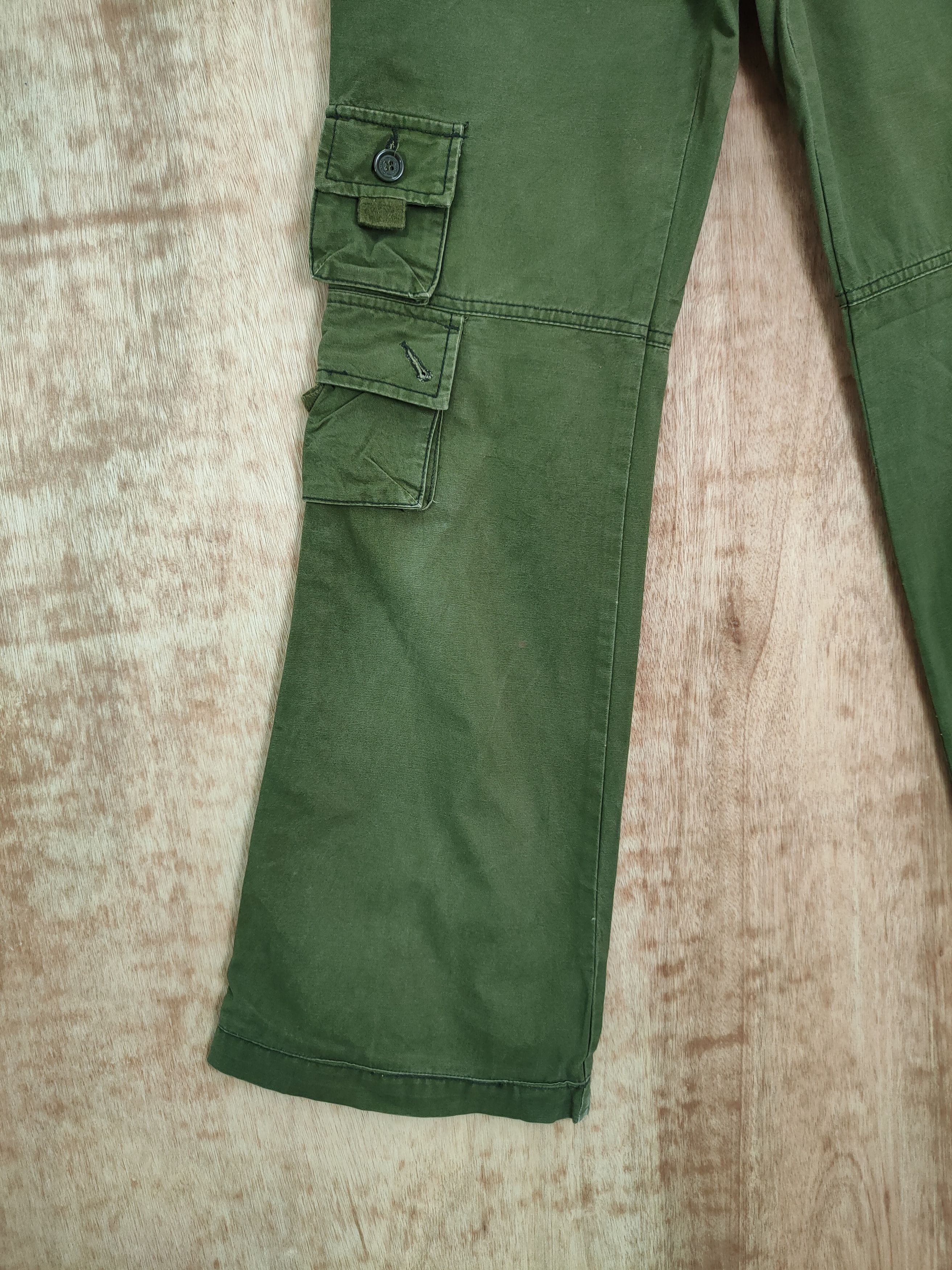 Japanese Brand DLL Crux green seditionaries multipocket cargo pants #194 Size 27" / US 4 / IT 40 - 3 Thumbnail