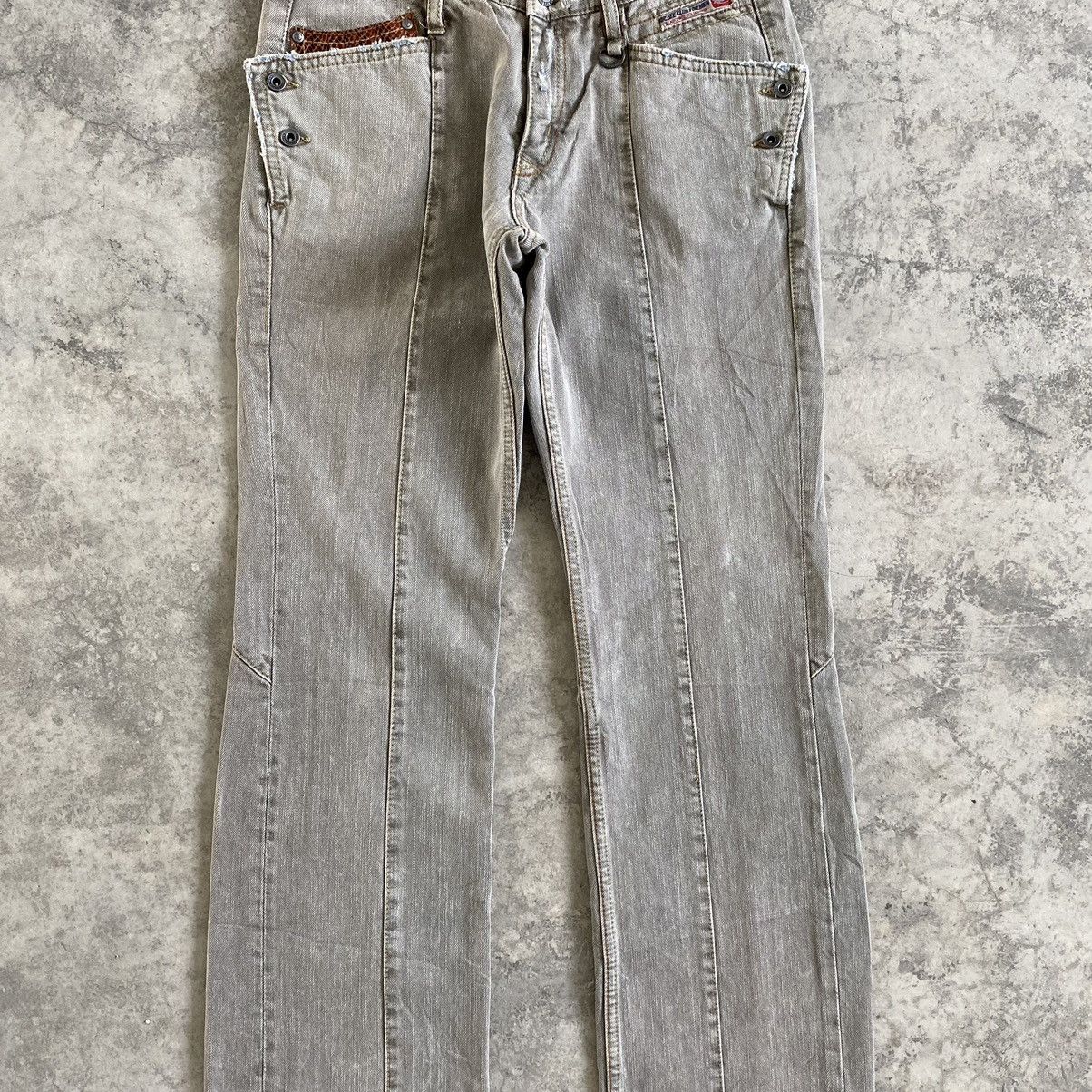 Designer Japanese Brand Nicole Club Articulated Flared Jeans Size US 28 / EU 44 - 12 Thumbnail
